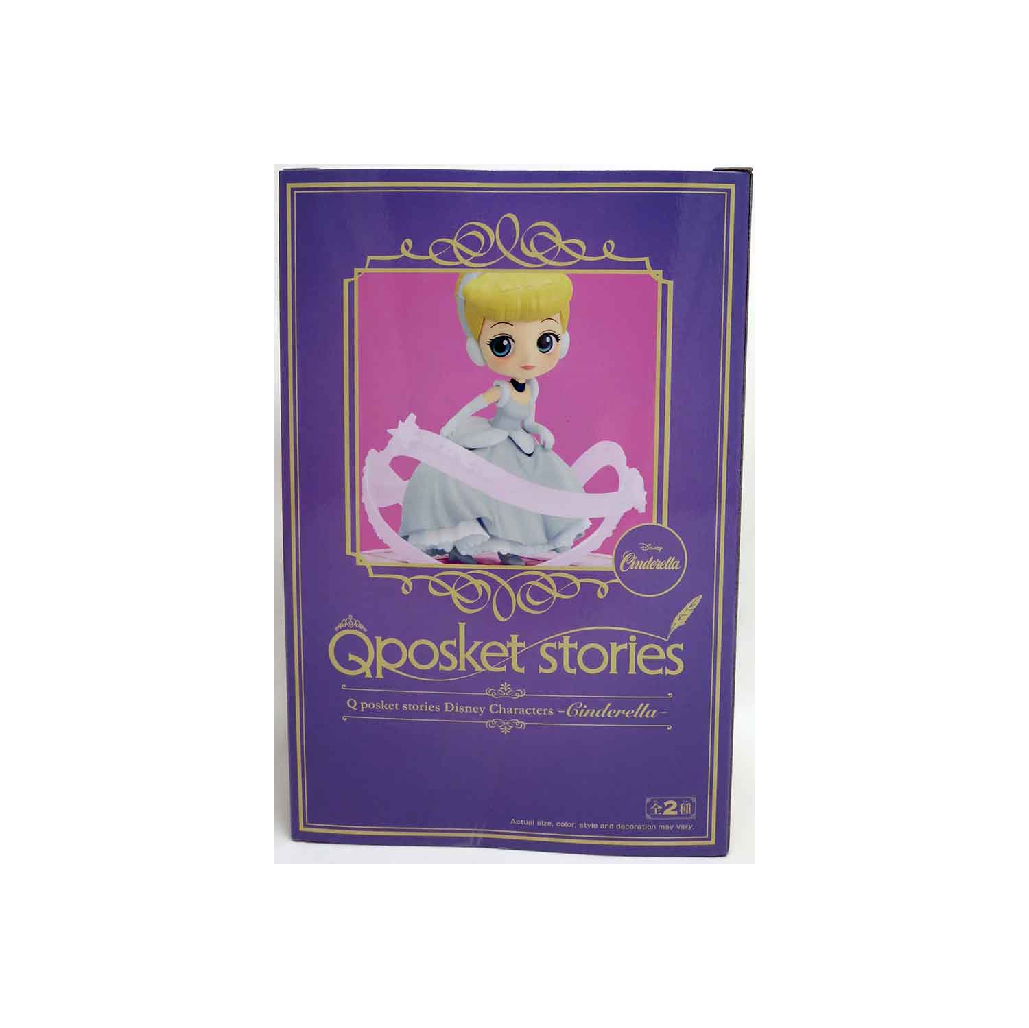 Disney Characters Stories – figurine statique de 3,75 po Q-Posket – Cendrillon ver B.