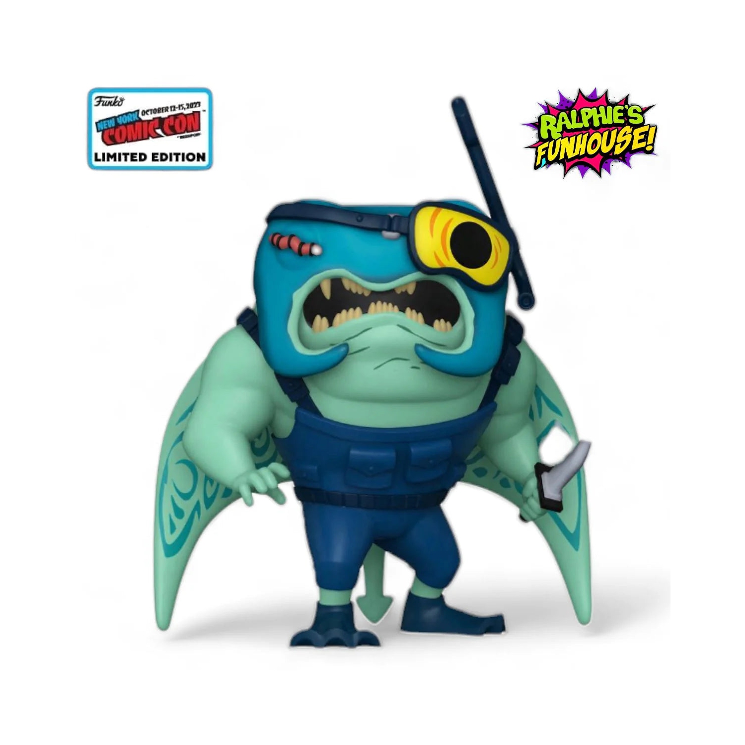 Pop Movies Teenamge Mutant Ninja Turtles 3.75 Inch Action Figure Exclusive - Ray Fillet #1390