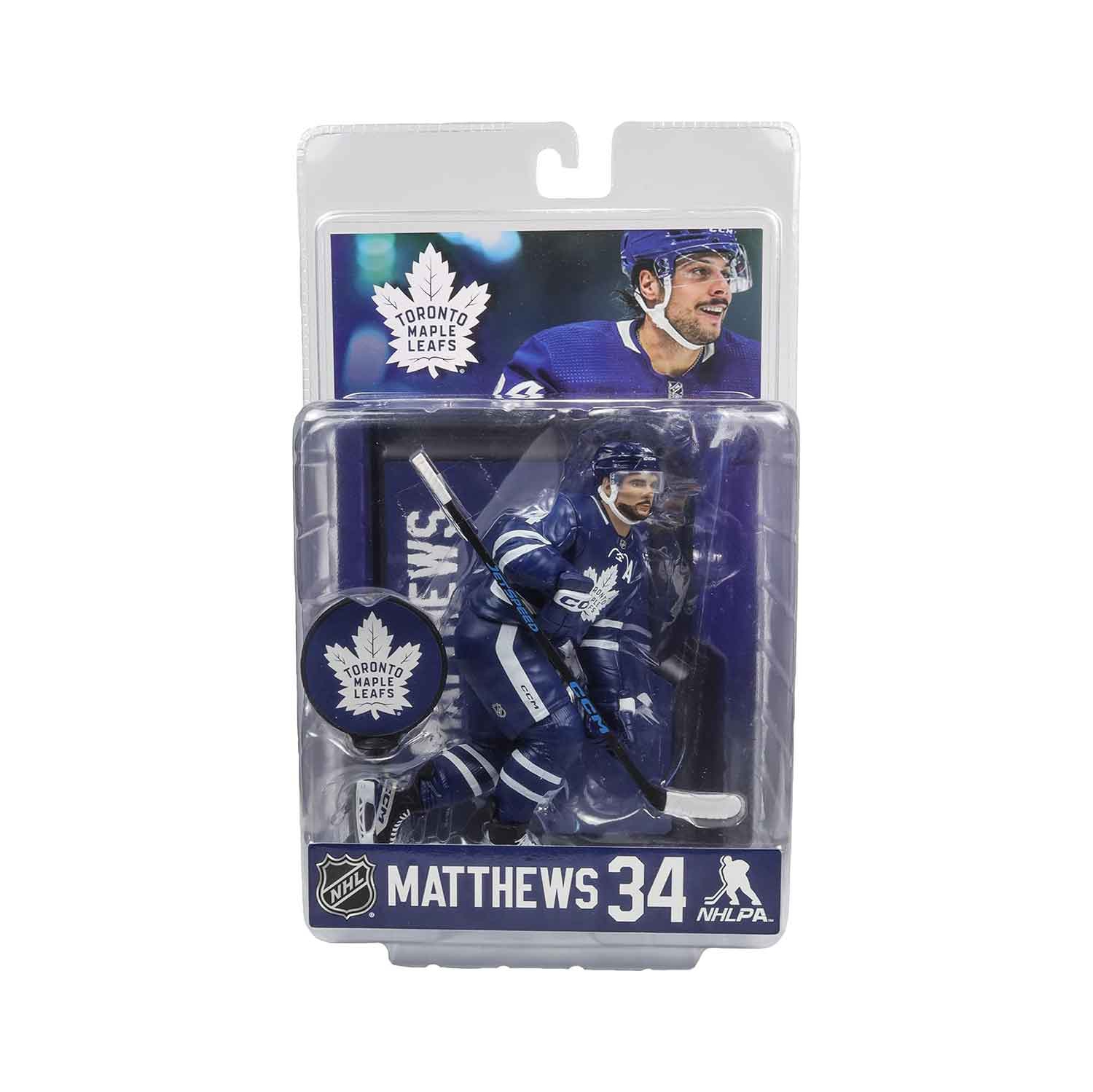 McFarlane SportsPicks NHL 7 Inch Static Figure Series 1 - Auston Matthews Blue Jersey