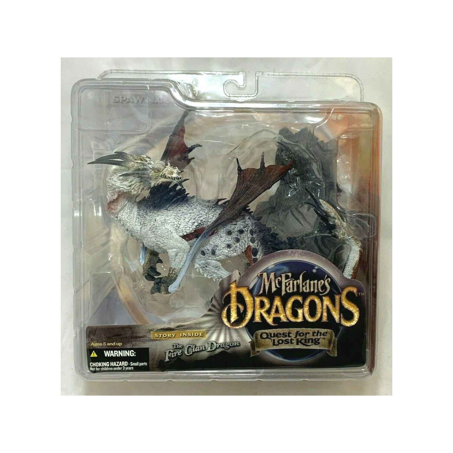McFarlane Dragons Quest For The Lost King 6 Inch Static Figure - Fire Clan Dragon