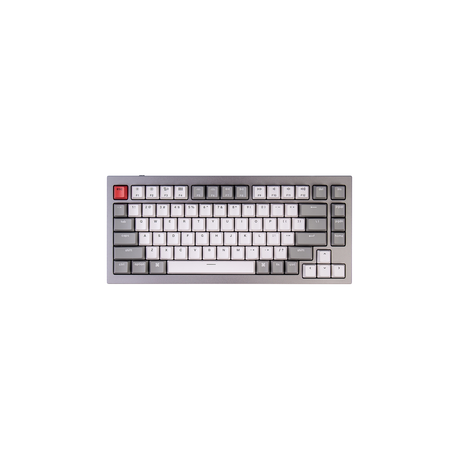 Keychron Q1 Mechanical Keyboard Grey - PH BL 38399