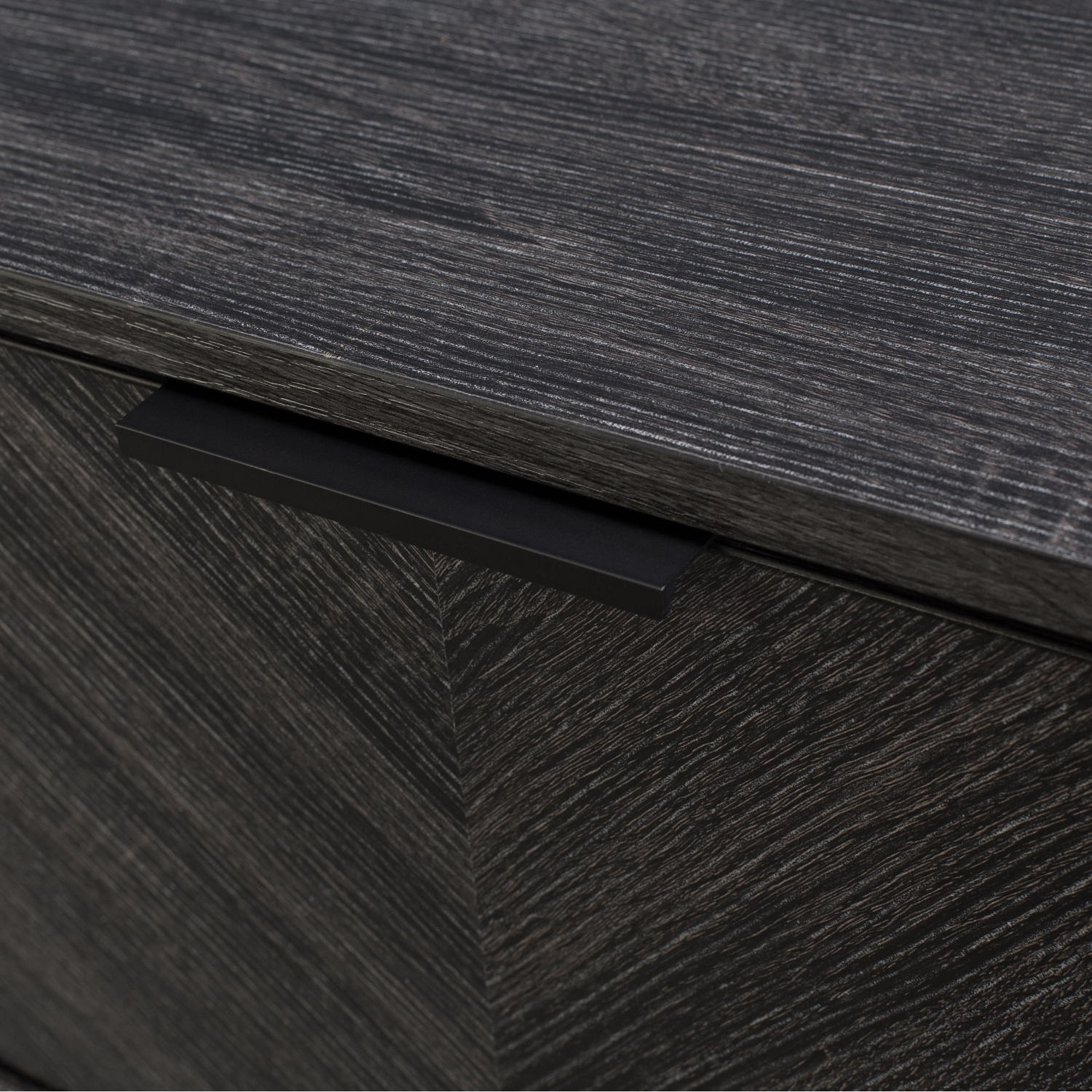 CorLiving Himari Modern Dark Grey TV Stand with Storage Drawers, TV Table Stand - TVS UP TO 85"