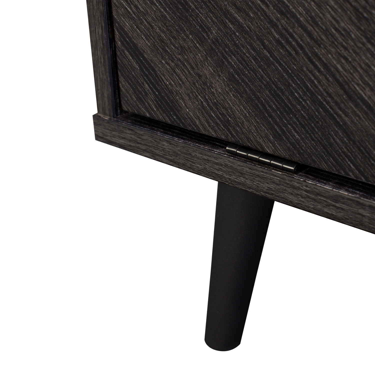 CorLiving Himari Modern Dark Grey TV Stand with Storage Drawers, TV Table Stand - TVS UP TO 85"