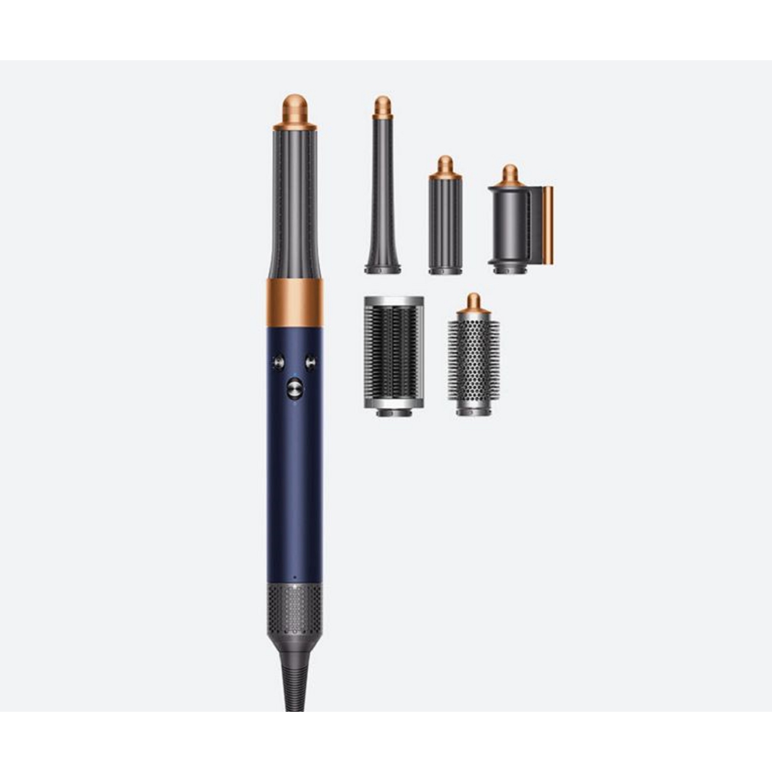 Dyson Second Generation Airwrap Multi-Styler, for Short and Coarse Hair, Blue/Copper