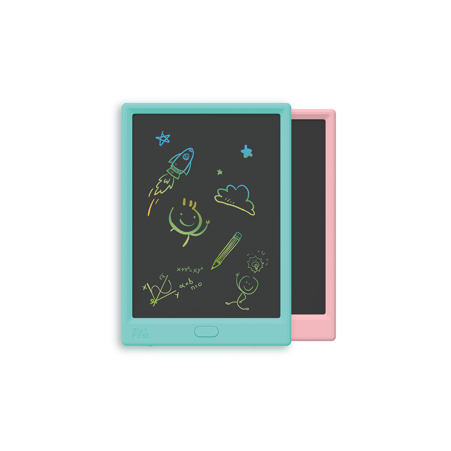 myFirst Sketch Pro Neo - Kids' LCD Writing Tablet, Doodle Board, Drawing Pad, Leather Case - Blue
