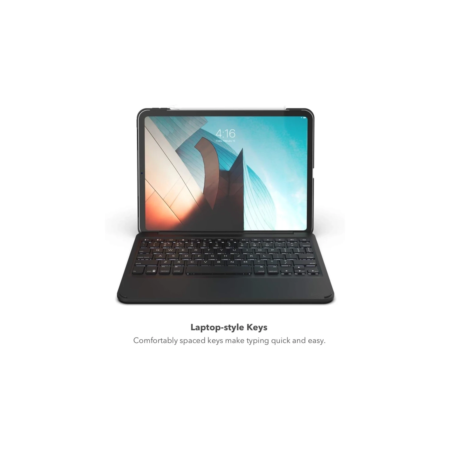 Backlit Folio Keyboard Case for iPad Pro 11" (2018) and iPad 10.9" (2020) - Black