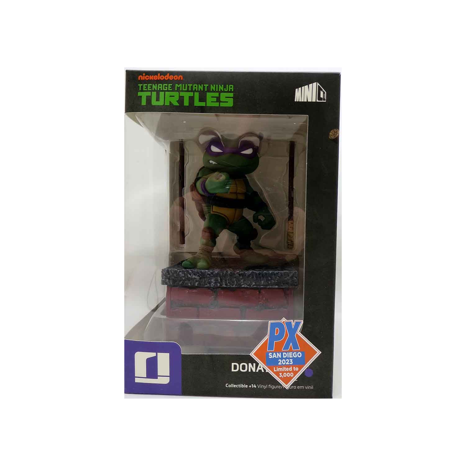 Teenage Mutant Ninja Turtles SDCC 8 Inch Action Figure Minoco Diorama Exclusive - Donatello V2