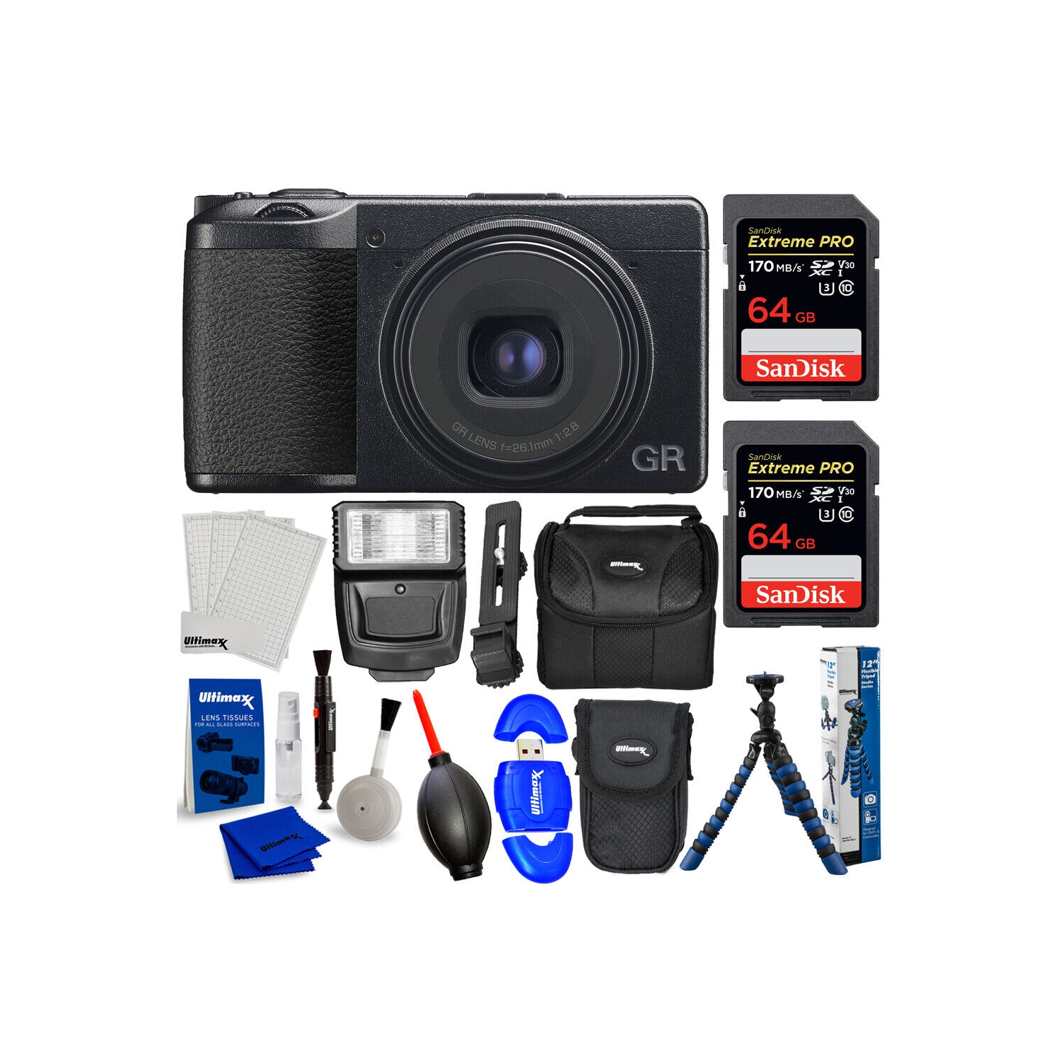 Ensemble d'accessoires pour appareil photo numérique 15286 de 10PC Mpx IIIx de Ricoh GR