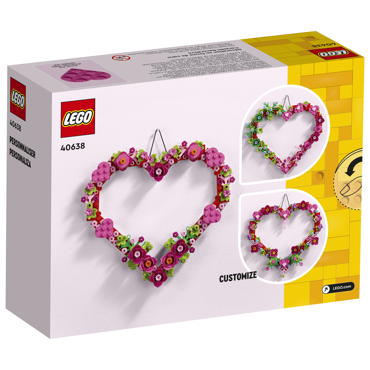 LEGO Creations: Heart Ornament - 254 Pieces (40638)