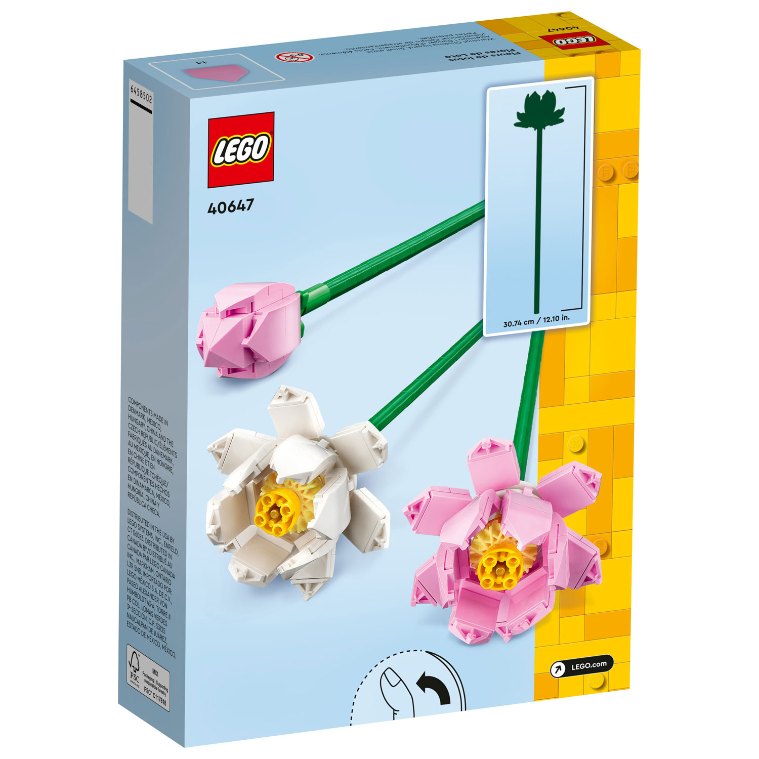 LEGO Bouquet: Lotus Flowers - 220 Pieces (40647)