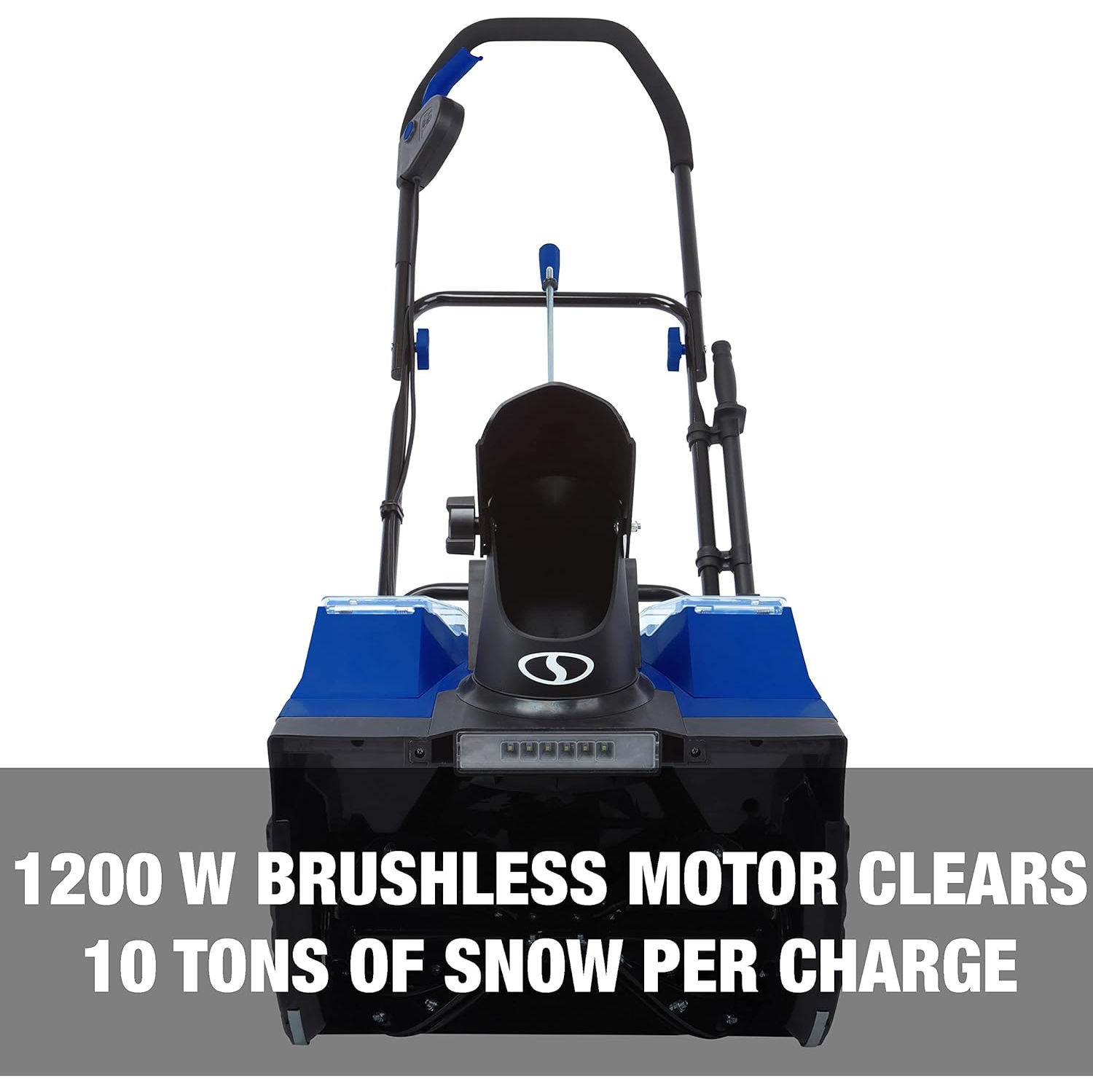 Souffleuse à neige Snow Joe 24 V-X2-SB18-TV1 24-Volt ion+, avec 2 batteries 4,0 Ah, chargeur à deux ports, couvercle, distributeur de glace