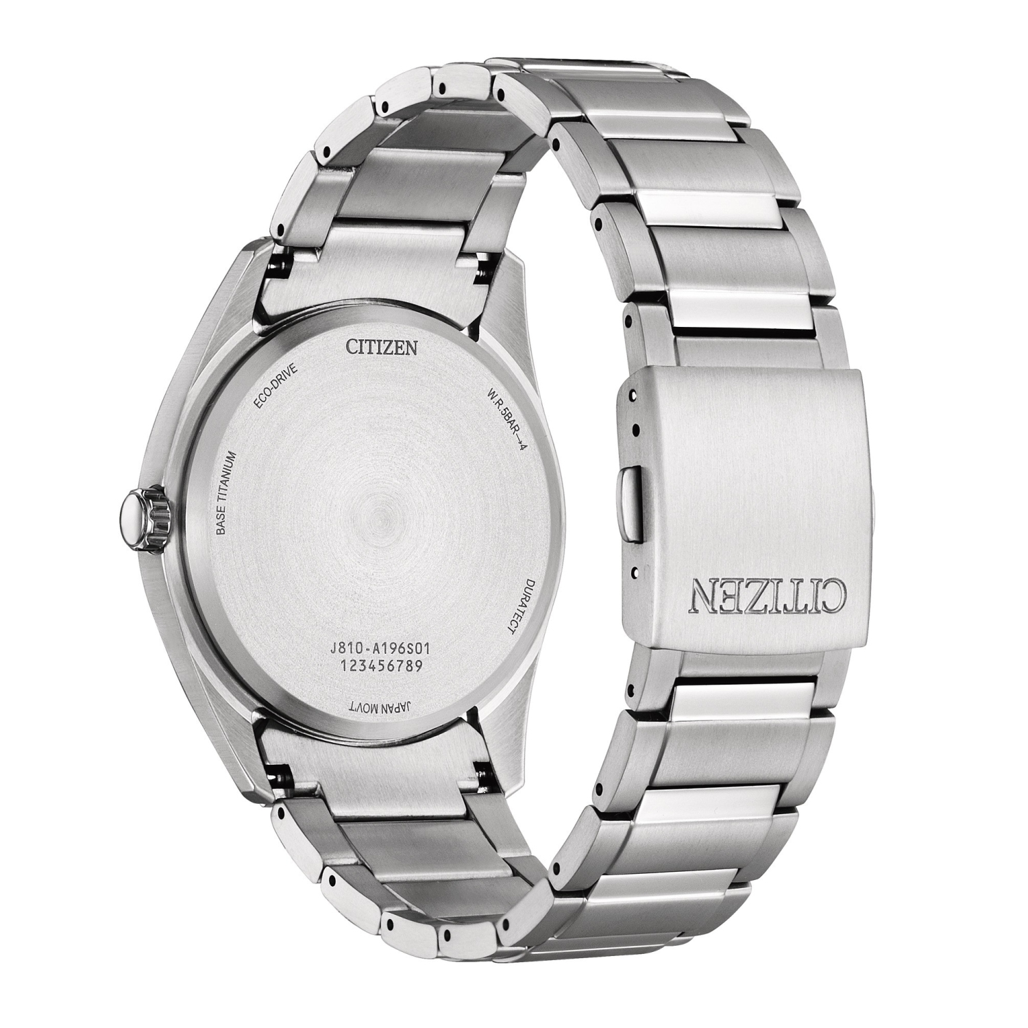 Citizen Mens Super Titanium Eco-Drive Watch 42mm Silver-Tone Super Titanium Case and Bracelet with Blue Dial