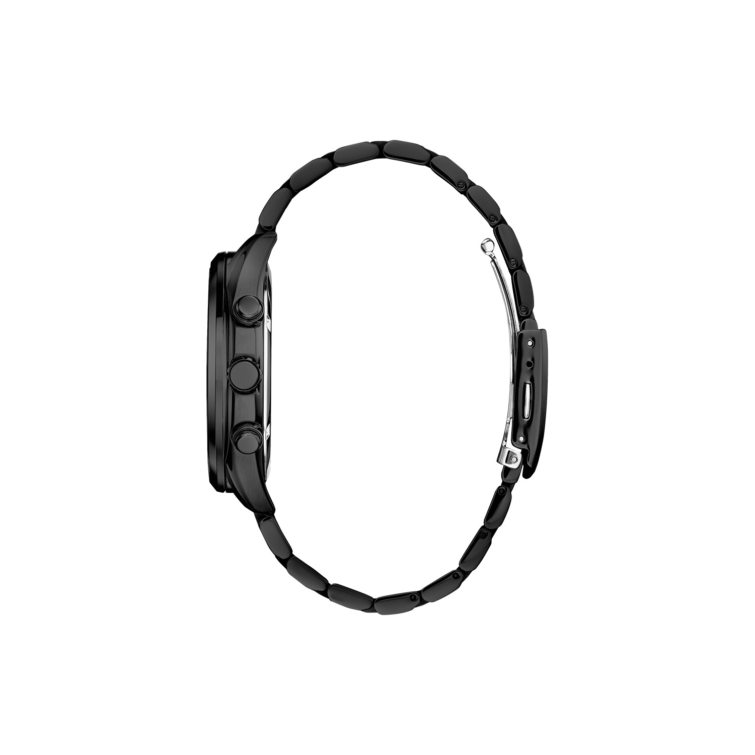 Montre pour hommes Corso Eco-Drive 42&nbsp;mm de Citizen avec boîtier et bracelet en acier inoxydable noir et cadran noir