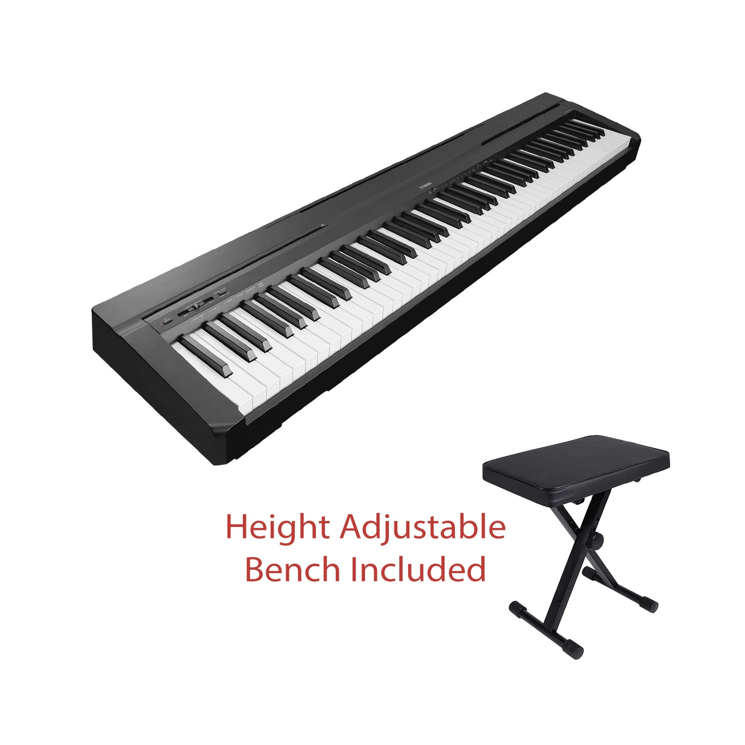 Piano numérique à 35 76 touches Piaggero NP-de Yamaha avec banc pour piano inclus!