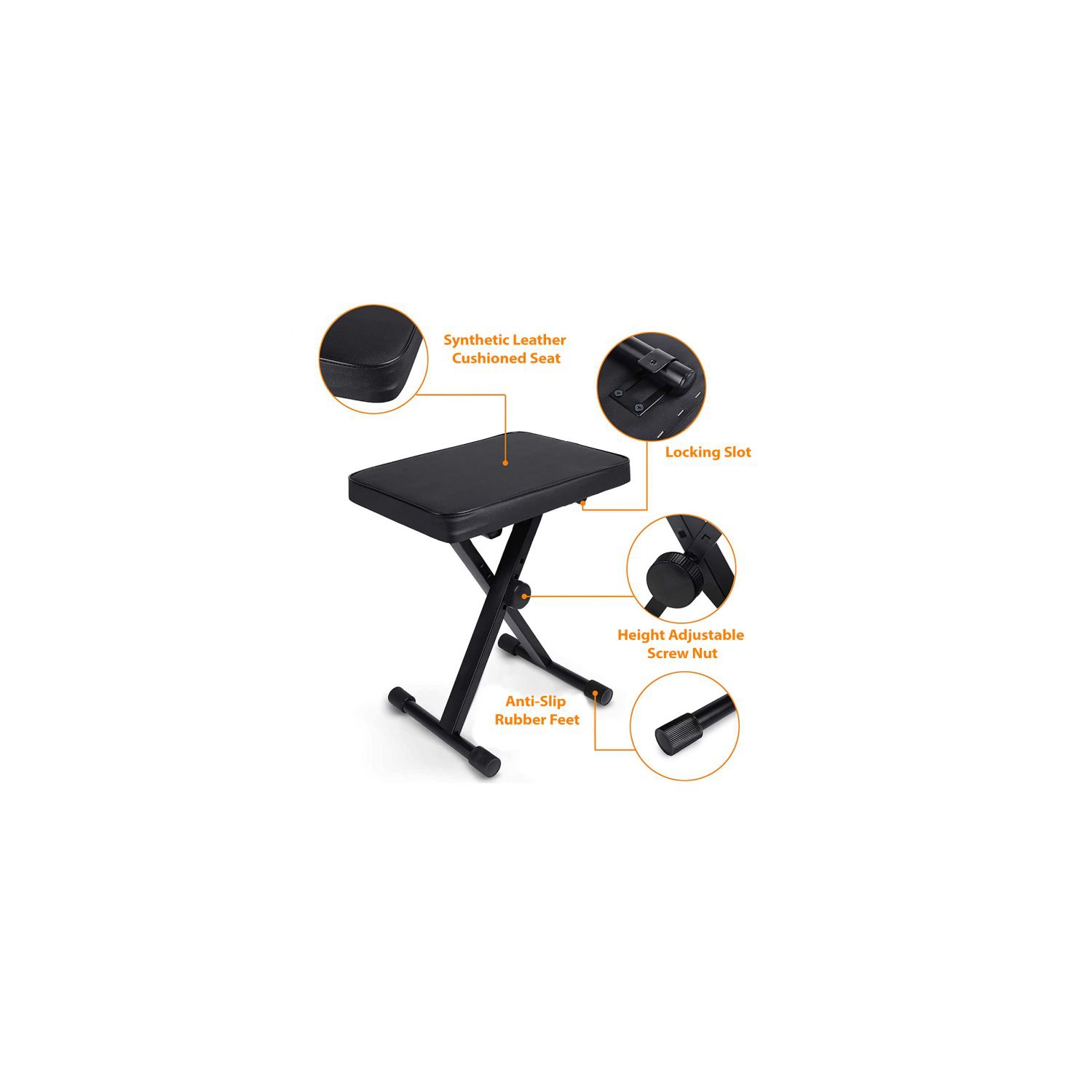 Piano numérique à 35 76 touches Piaggero NP-de Yamaha avec banc pour piano inclus!