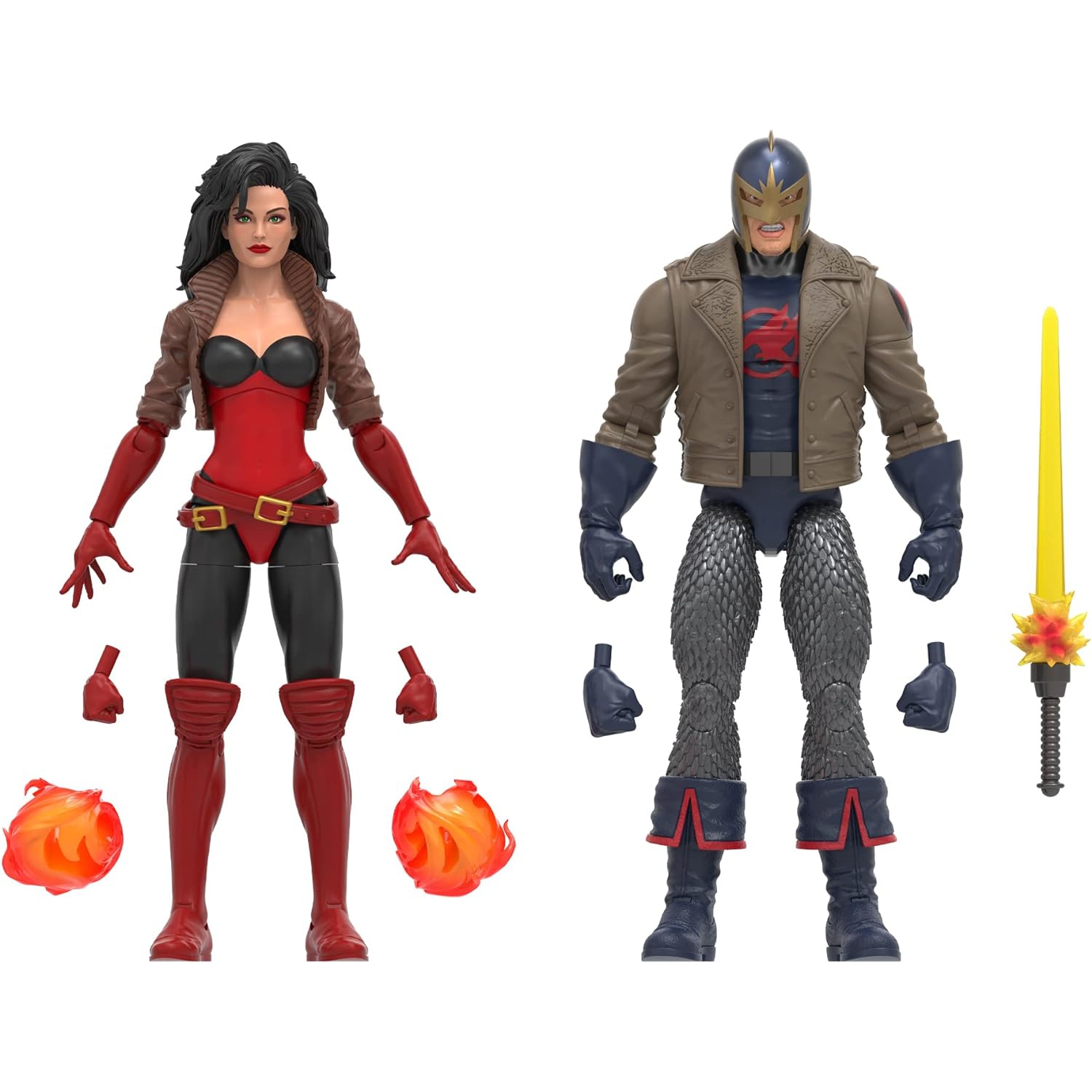 Marvel Legends 60th Anniversary 6 Inch Action Figure 2-Pack Exclusive - Black Knight & Sersi
