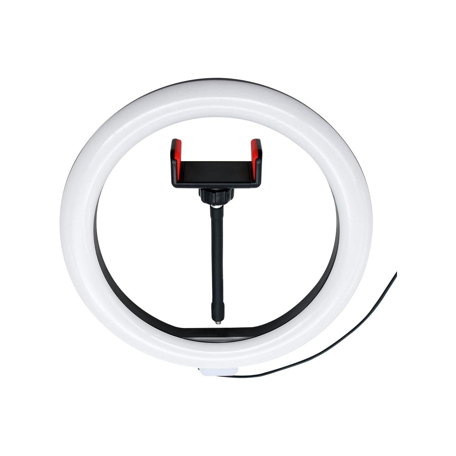 S anneau lumineux de rechange pour support de téléphone pour vis 6,3&nbsp;mm 1/4 V Live Stream Adaptateur de support de trépied flexible réglable