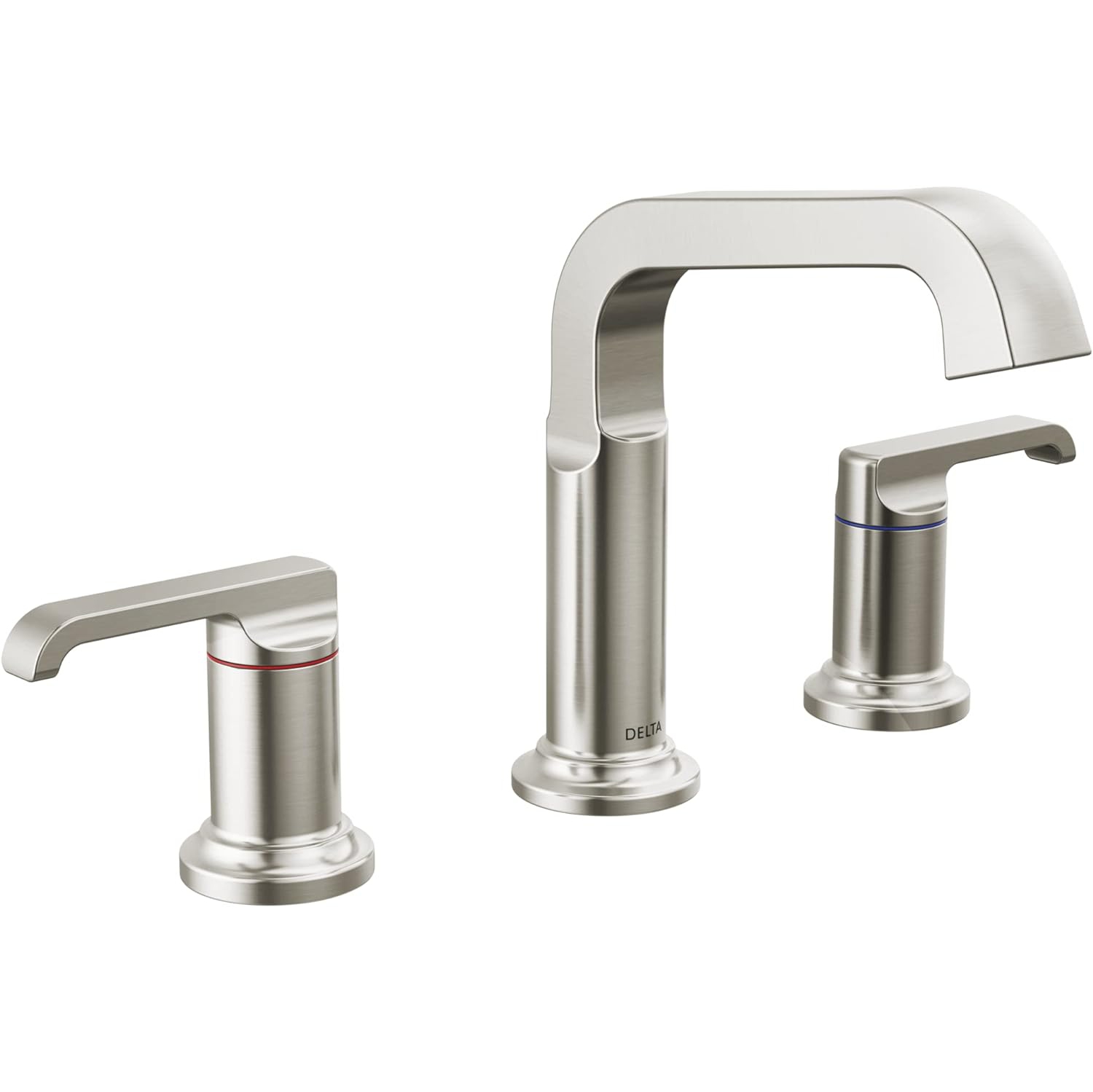 Delta Faucet 35589-SS-PR-DST Tetra Bathroom Faucet, Lumicoat Stainless