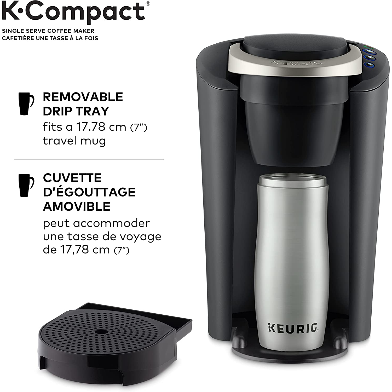 Keurig K-Compact Single Serve K-Cup Pod Coffee Maker