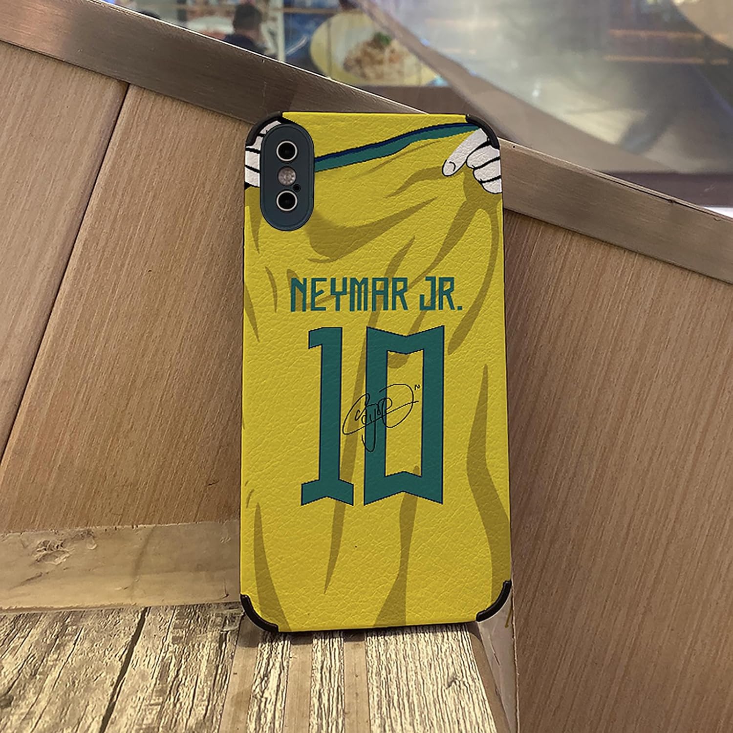 Neymar Jersey Phone Case Soccer Case for iPhone 14 13 12 11 Pro Max Plus Mini Xr Xs X 7 8 Thin Leather Silicone