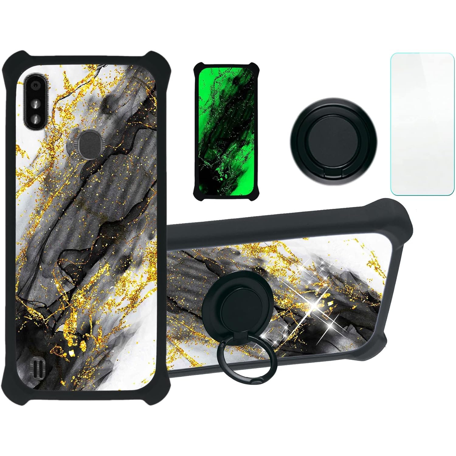 Case for Zte Blade A3 Prime Case Compatible with Zte Blade A3y, Gabb Z2 Phone Case Cover [Hard PC + Soft
