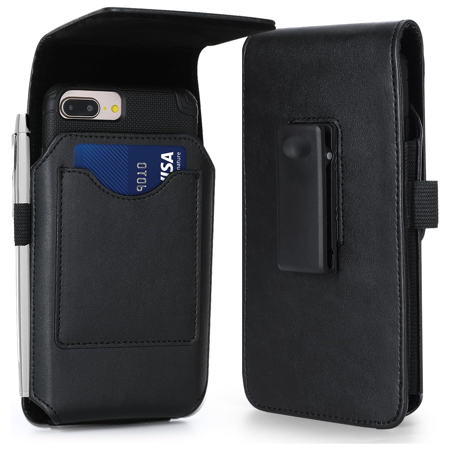 Cell Phone Holster for iPhone 15, 15 Pro,14, 14 Pro,13 Pro, 12 Pro, Galaxy S23 S22 S21 S20 S9 S8 Belt Case