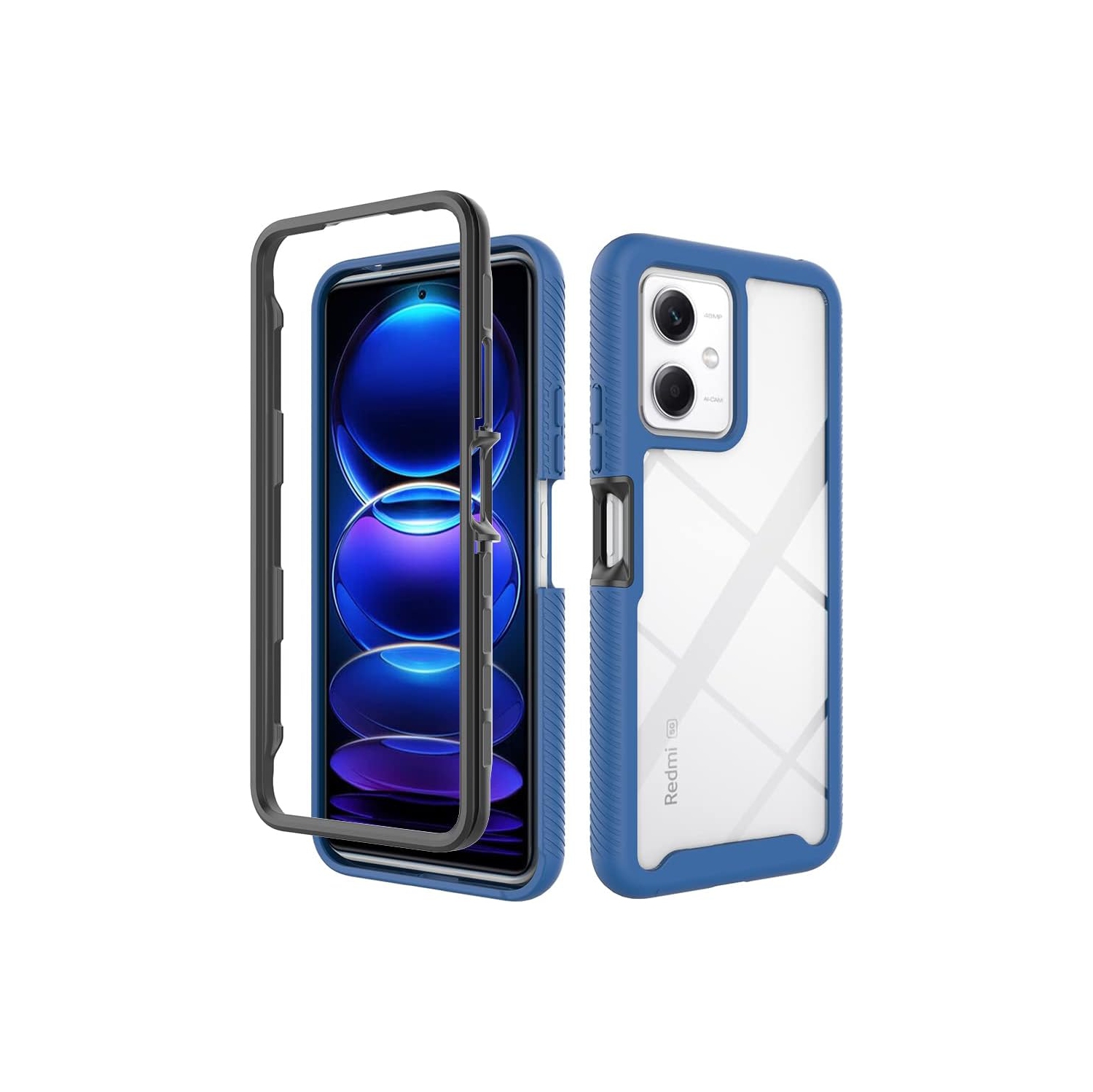 Case for Xiaomi Redmi Note 12 5G Case Cover,Anti-Fall and Shock-Absorbing Protective Cover Case for Xiaomi Poco X5 5G