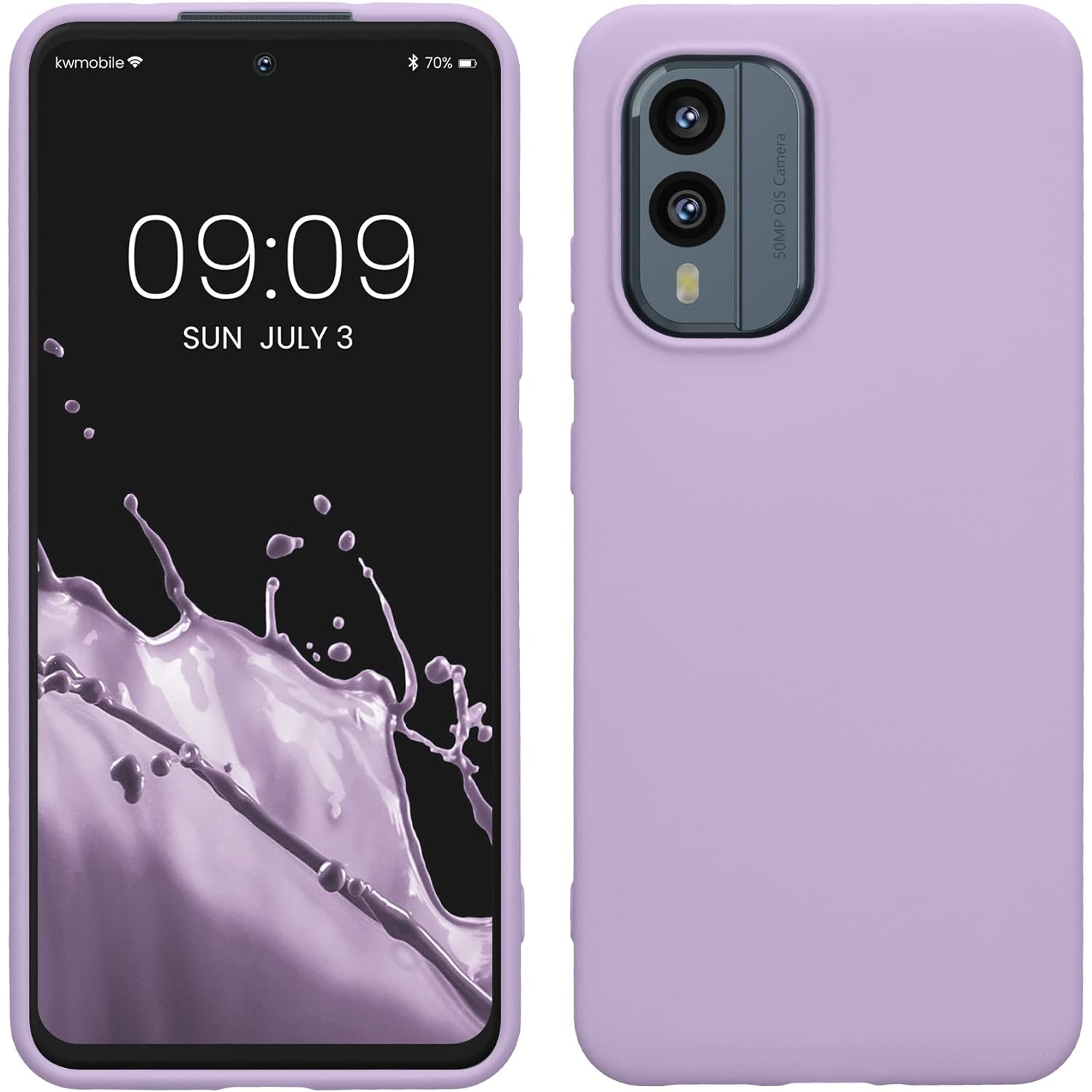 Case Compatible with Nokia X30 5G Case - Soft Slim Protective TPU Silicone Cover - Lavender