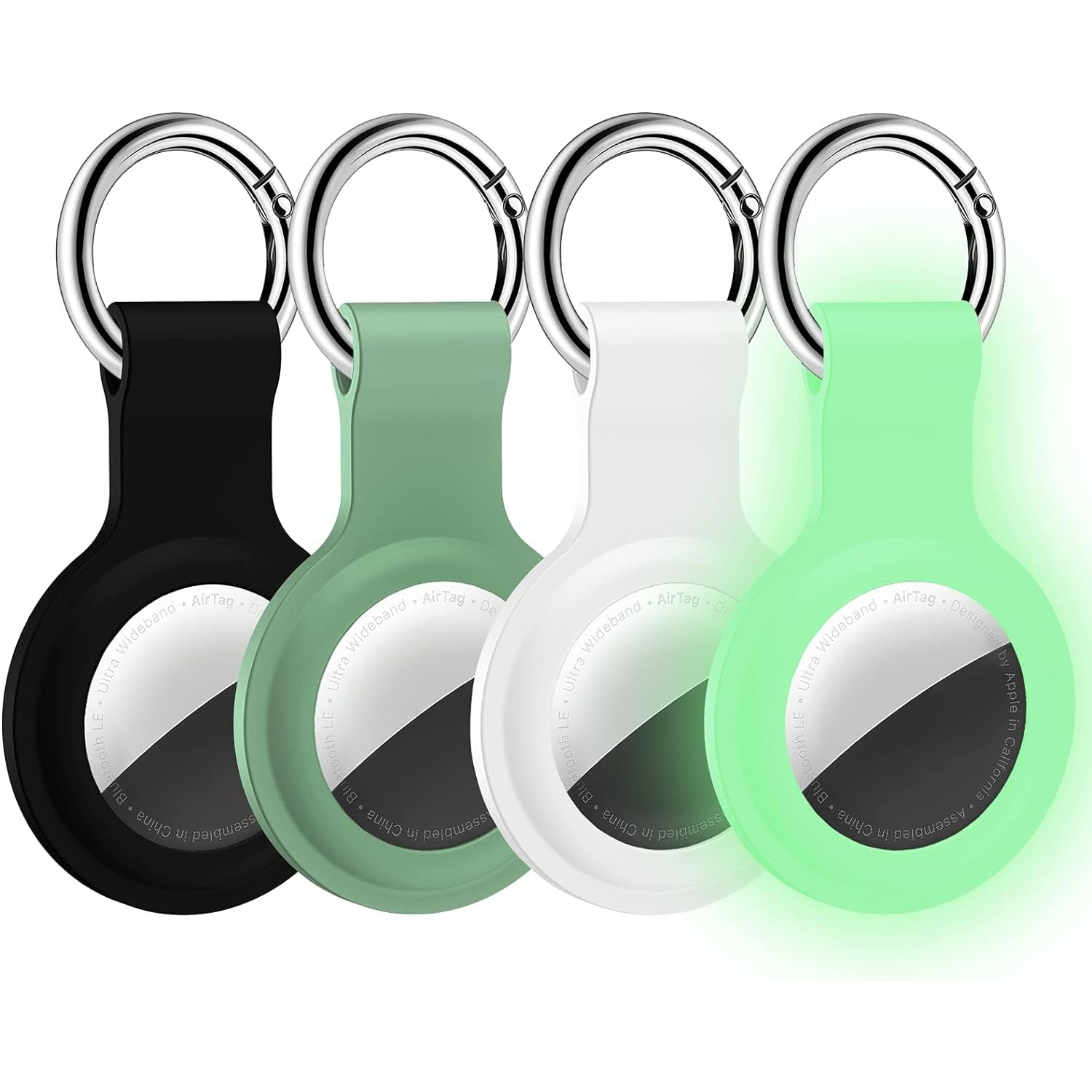 Porte-clés compatible avec l'étui porte-étiquette porte-clés pour porte-clés Air Tag porte-clés pour porte-clés Air Tag Étuis Air Tags protecteurs