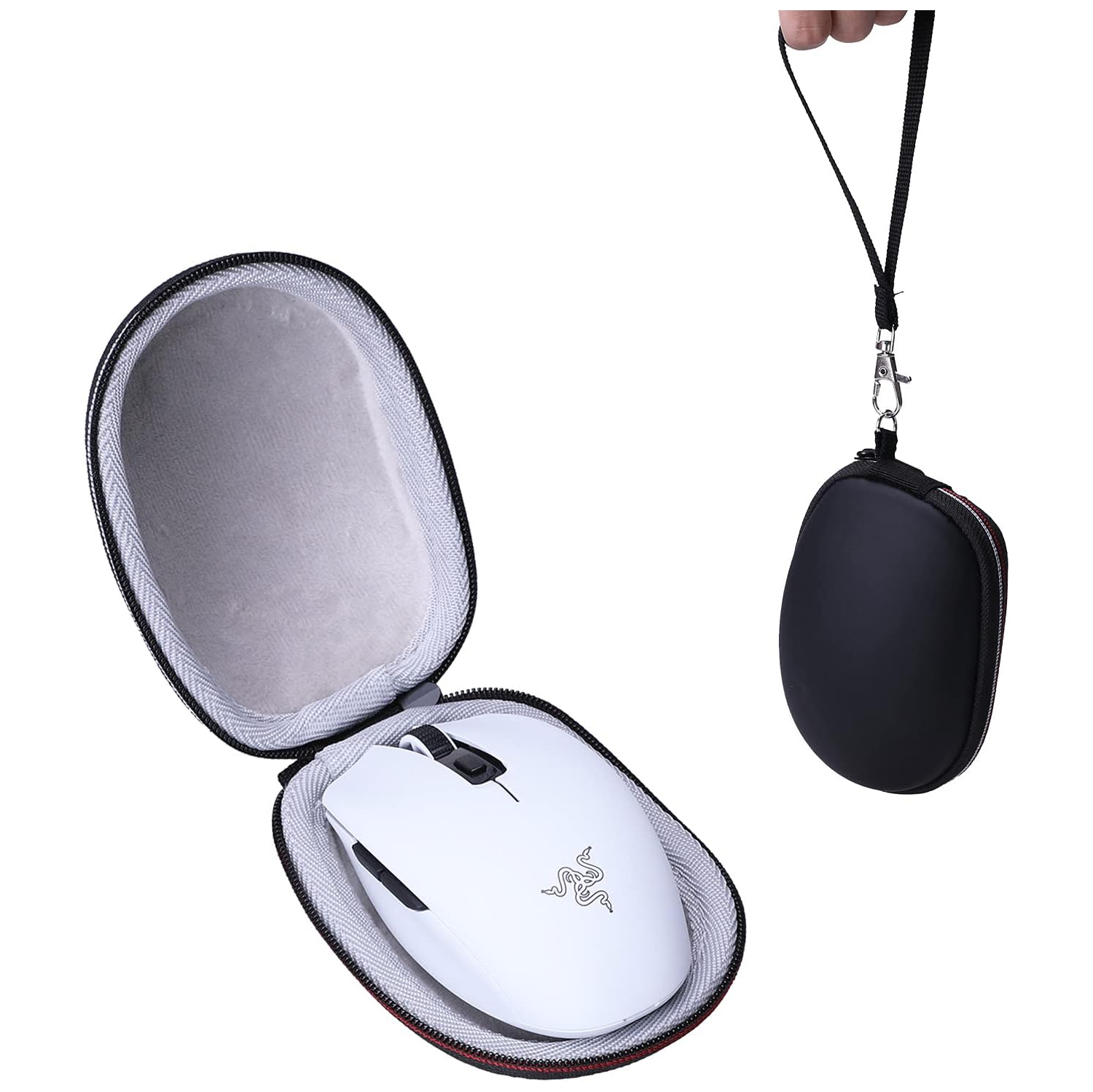 Travel Case for Razer Orochi V2 or Logitech G705 Mobile Wireless Gaming Mouse - Carrying Organizer Storage Bag