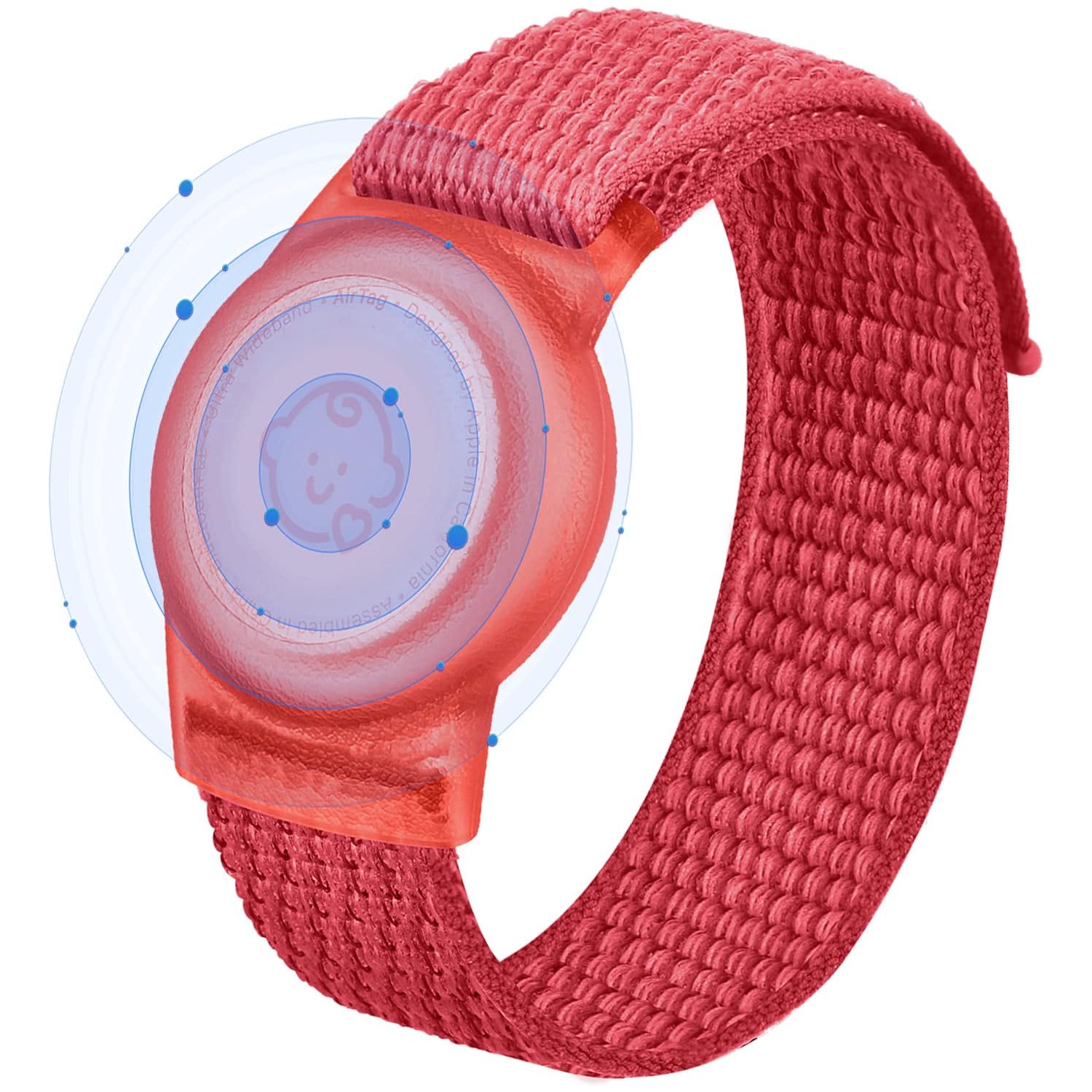 Bracelet de montre Apple AirTag en nylon pour enfants - enfant