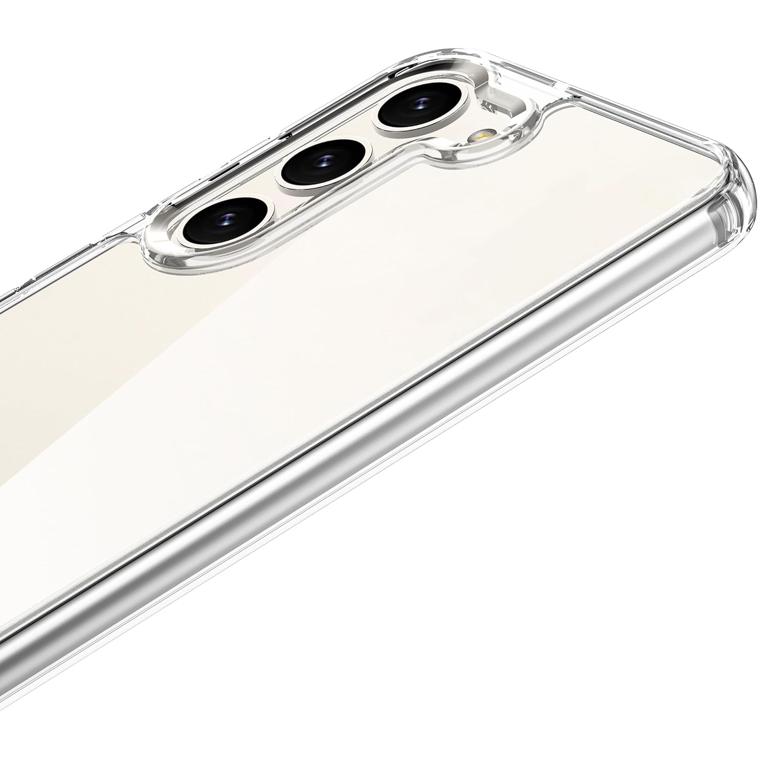 Étui transparent Crystal pour Samsung Galaxy S23, [ne jaunit pas] [protection de qualité militaire 10FT] anti-rayures