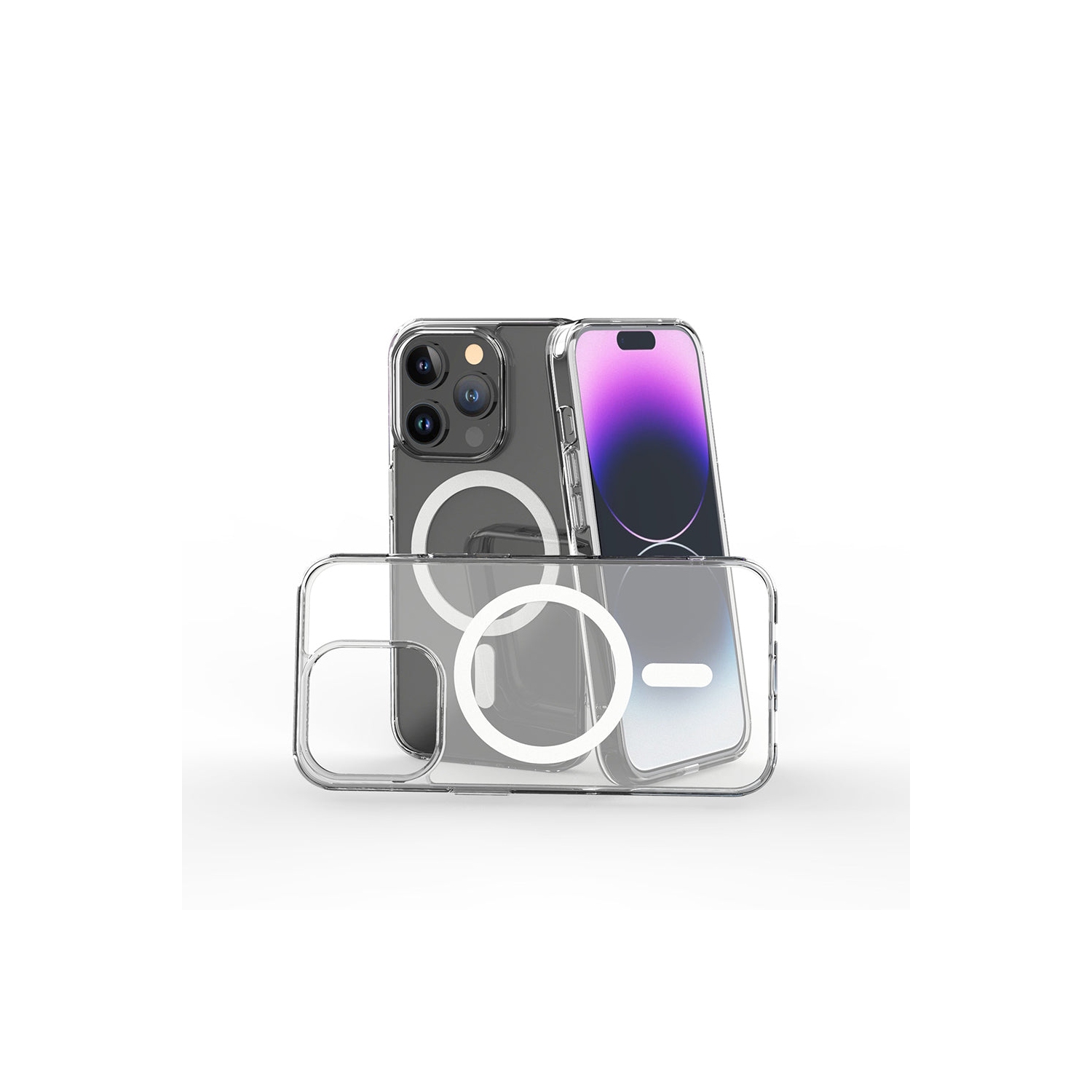 PANDACO MagSafe Compatible Clear Case for iPhone 15 Pro Max