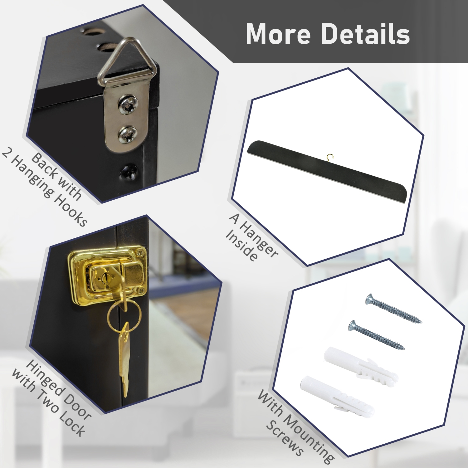 HOMCOM – cadre de présentation en jersey, boîte Shadow en acrylique pour chandail de football de basketball