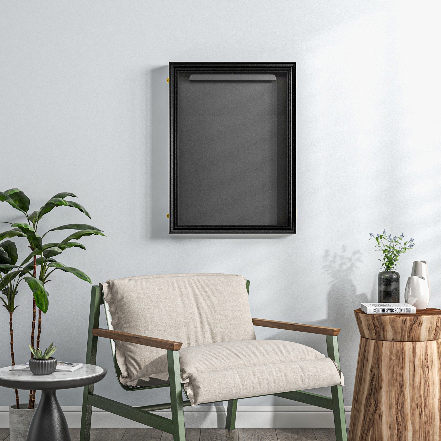 HOMCOM – cadre de présentation en jersey, boîte Shadow en acrylique pour chandail de football de basketball