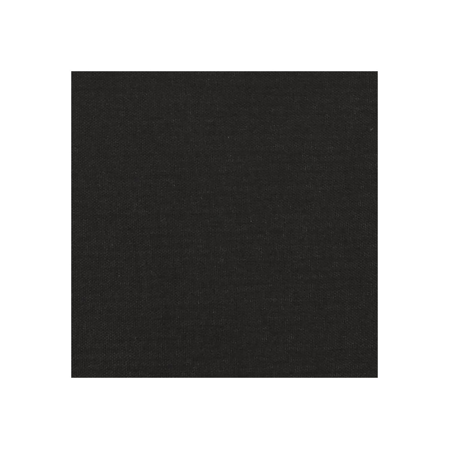 vidaXL Dining Chairs 2 pcs Black Fabric and Faux Leather