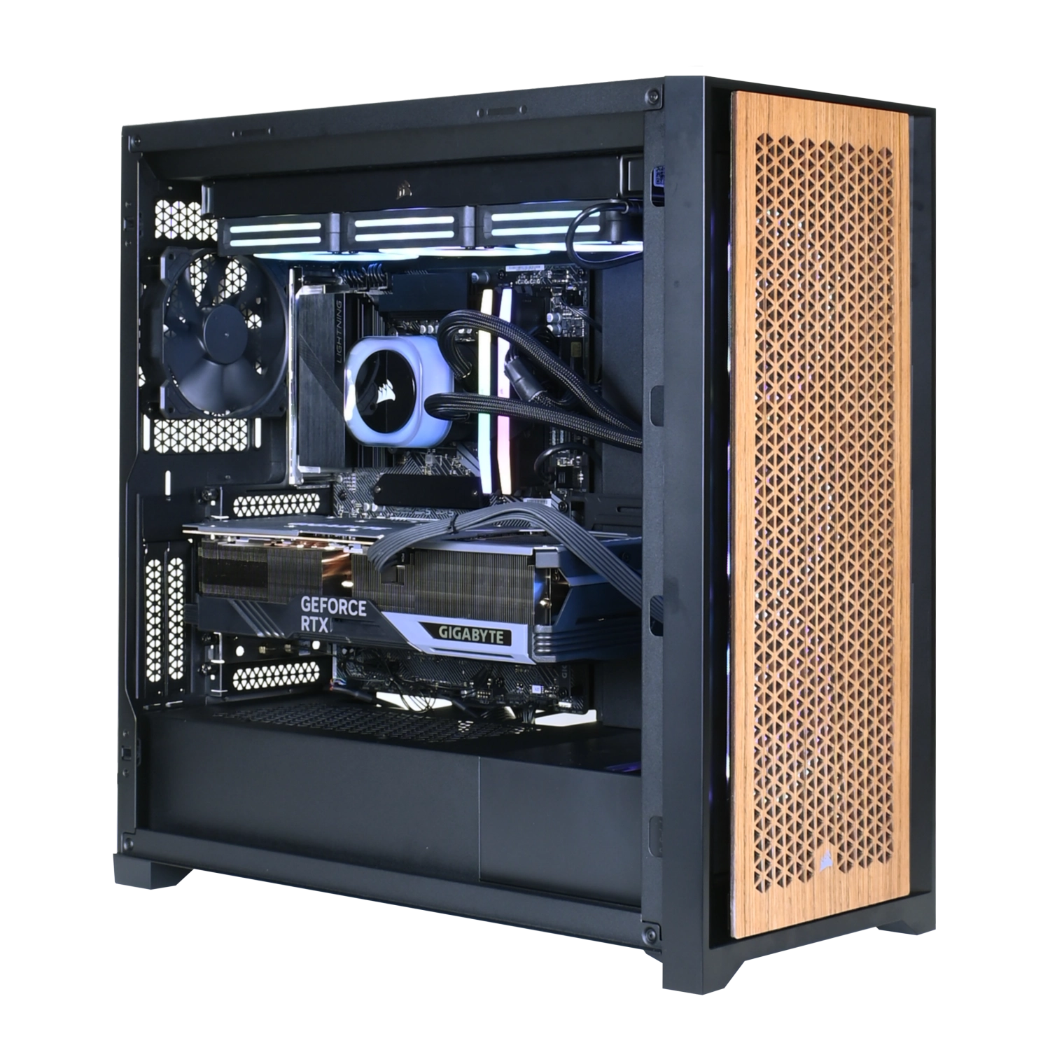 Stoneforged Prydwen Gaming PC, Intel i9-14900K, RTX 4090 24GB, 32GB DDR5 5200Mhz, 1 TB SSD M.2 NVMe, Windows 11 Home, Wifi+Bluetooth