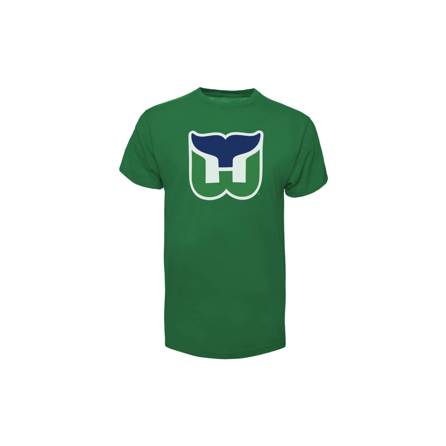 Men's Hartford Whalers NHL Vintage Distressed Logo Heathered T-Shirt - Black, Medium