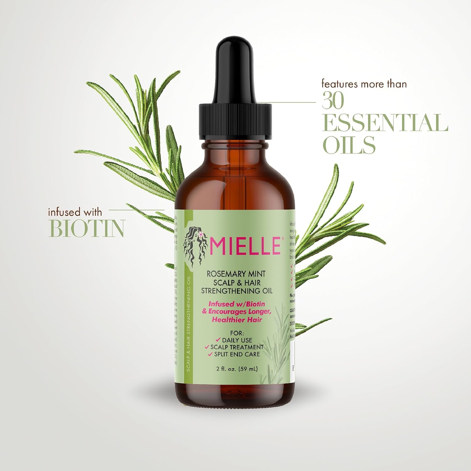 Mielle Organics Rosemary Mint Scalp Hair Oil & Hair Masque set
