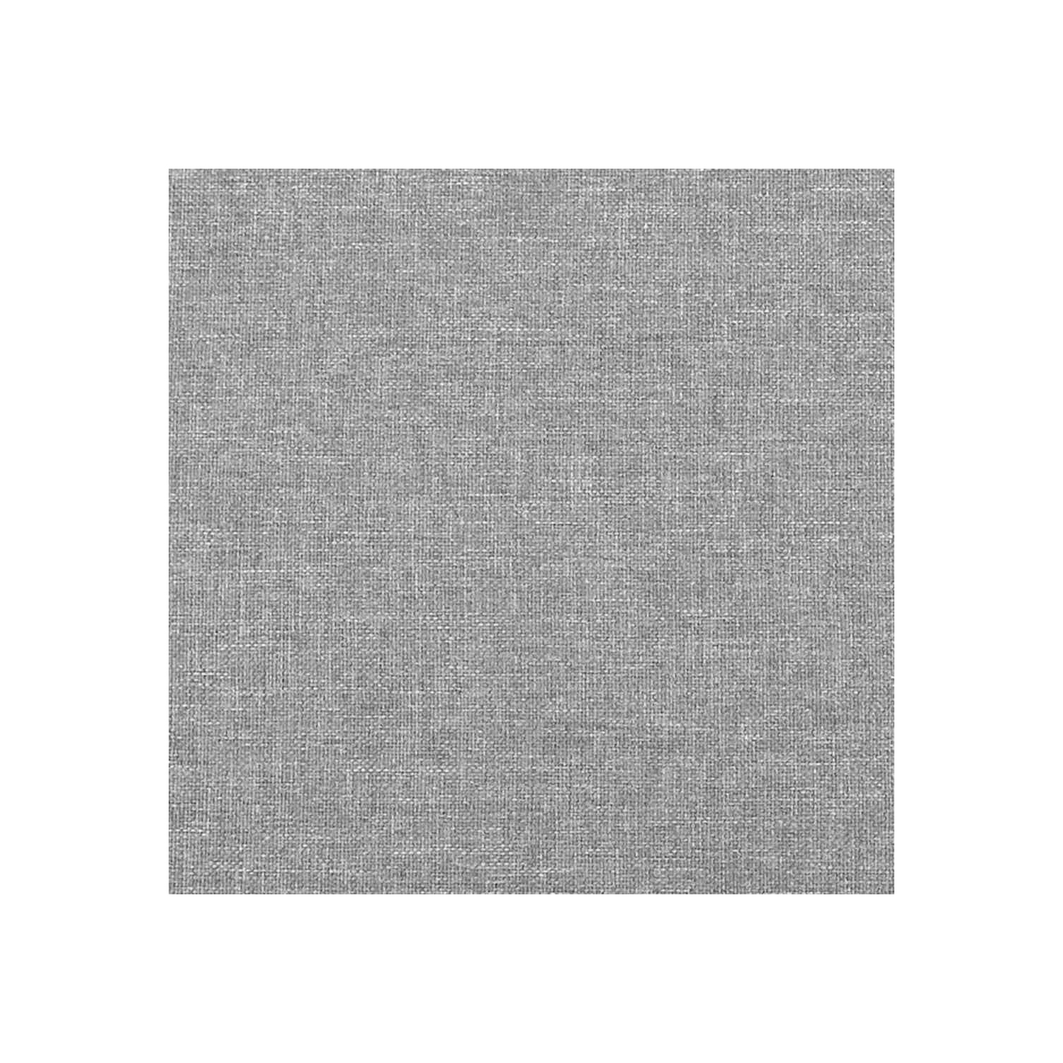 vidaXL Twin XL Bed Frame, Fabric Upholstered Platform Bed Frame, Light Gray, No Mattress