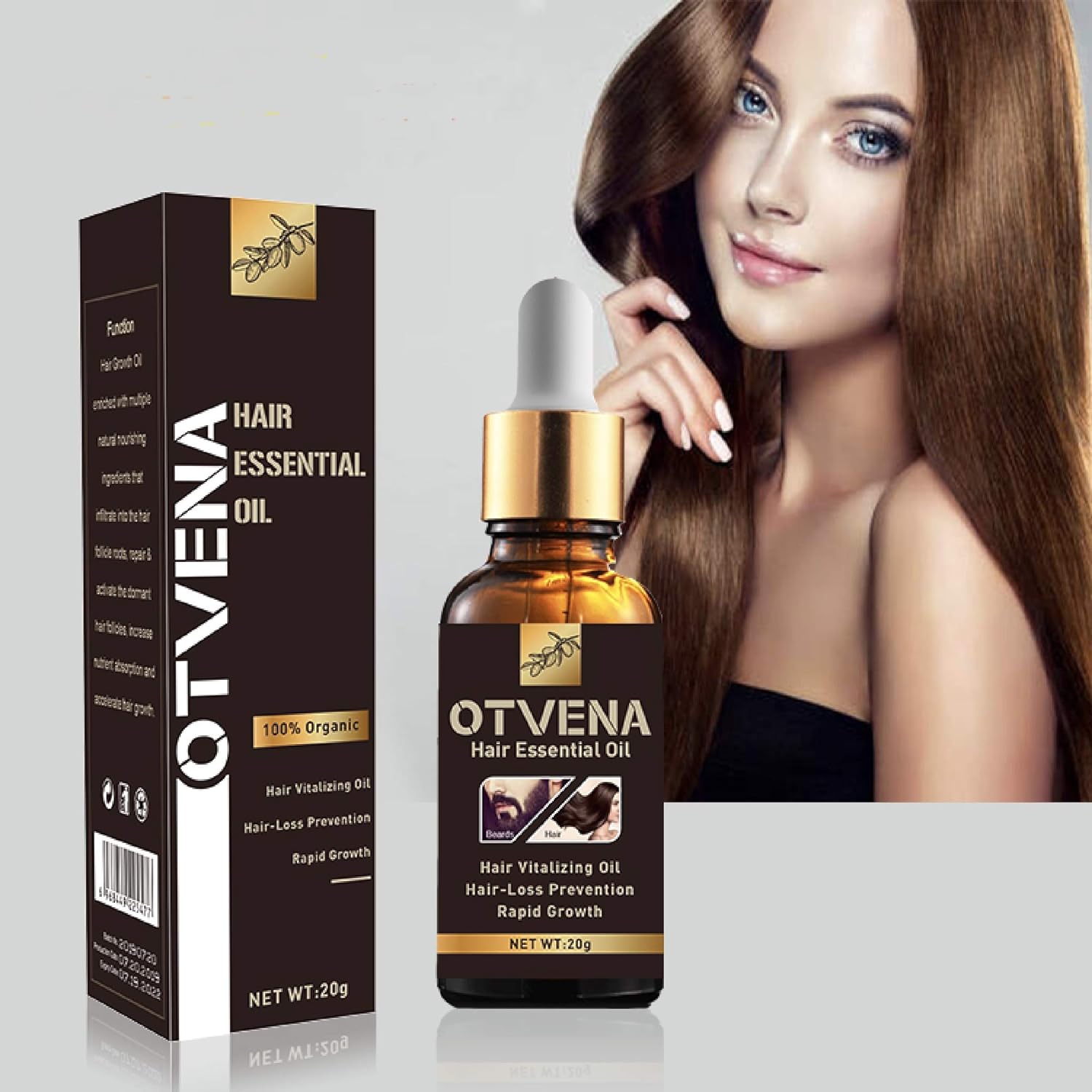 100% Natural Organic Hair Oil Treatment and Protection - Moisturising And Repairing For Dry Damaged Hair Promotes Healthy Hair Growth With Silky,