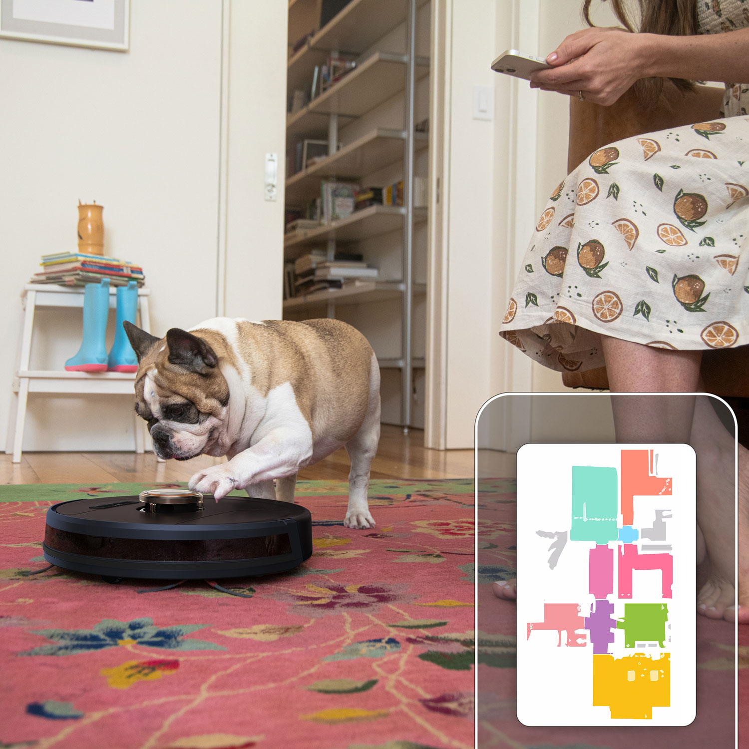 Aspirateur robot Austin PetHair SLAM de Bobsweep - Espresso