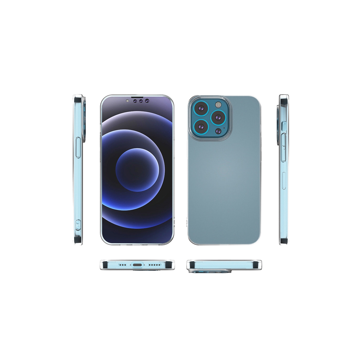 PANDACO Clear Case for iPhone 13 Pro