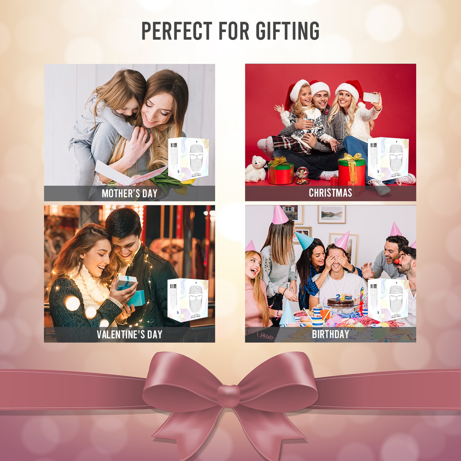 ByTheia – masque de beauté luminothérapie à DEL, 7 couleurs