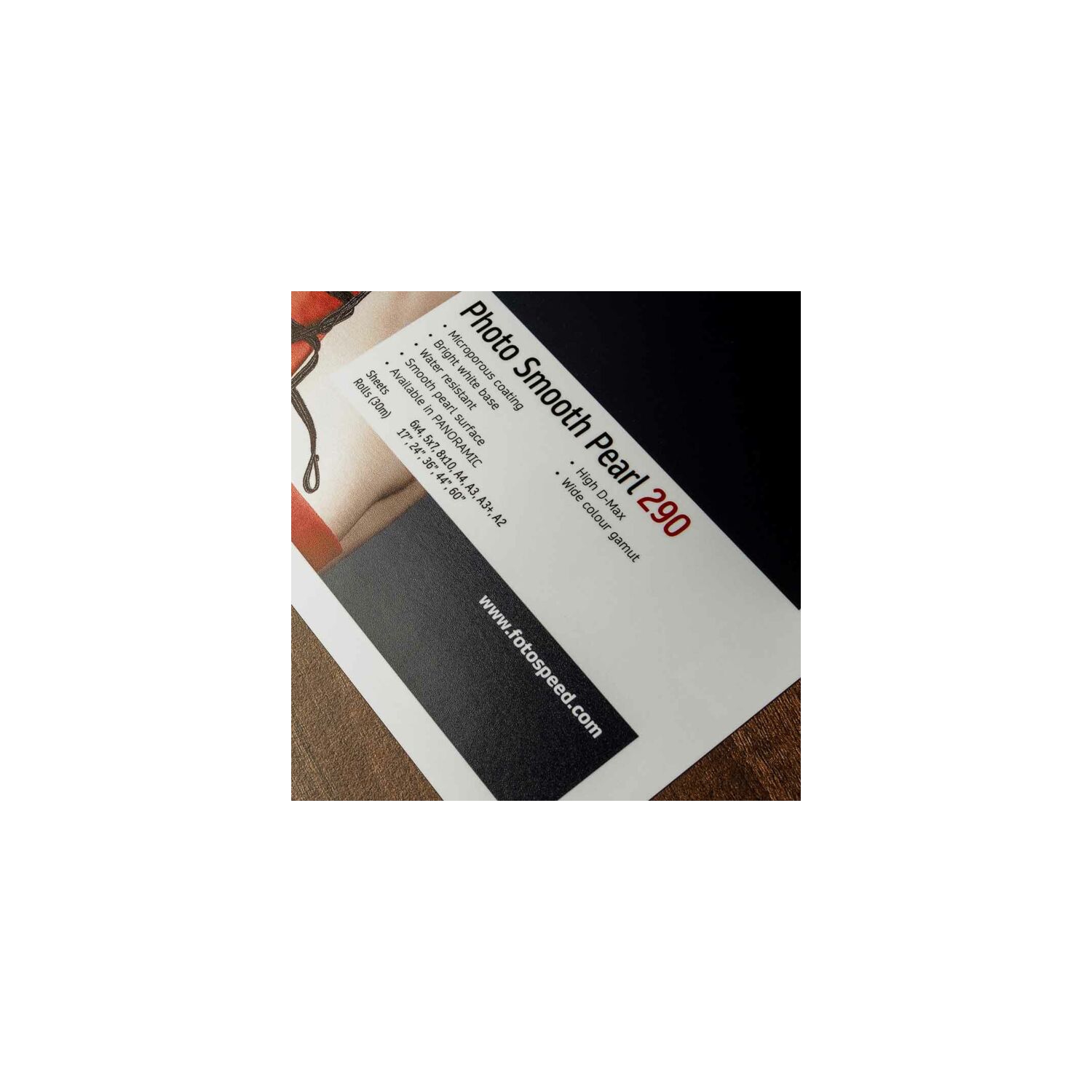 FotoSpeed photo Smooth Pearl 290&nbsp;gsm rouleau de 24 po x 30 mètres