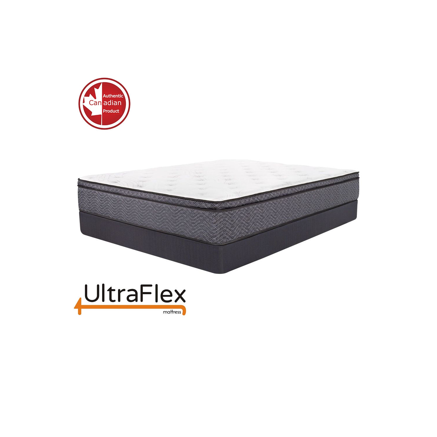 UltraFlex REVIVE- Hybrid 12” Breathable Pillowtop, HDcoils, Luxury Hypoallergic Foam Encasement, Pressure Relieving Mattress - With Waterproof