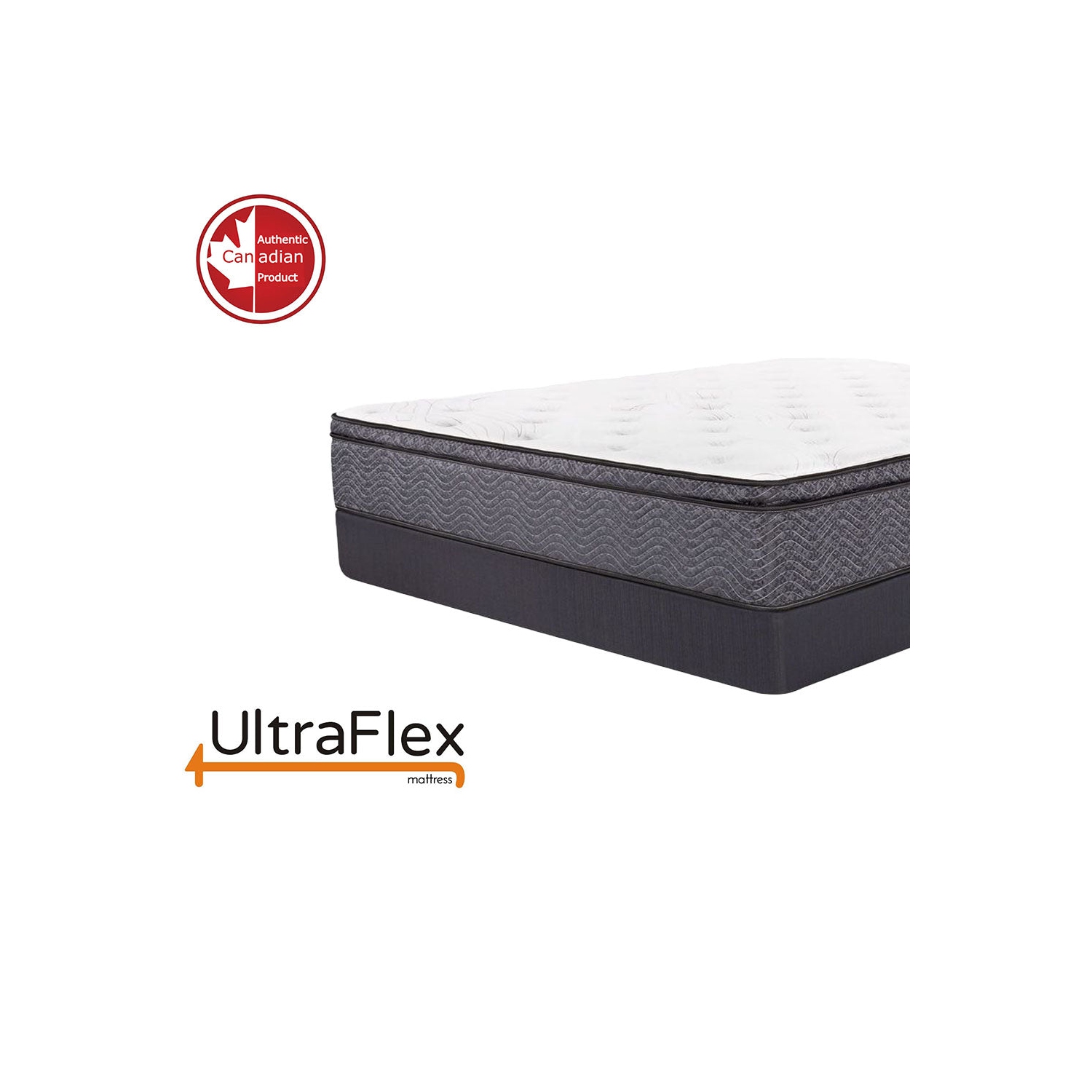 UltraFlex REVIVE- Hybrid 12” Breathable Pillowtop, Spinal Support HDcoils, Luxury Comfort Hypoallergic Foam Encasement, Pressure Relieving Coils