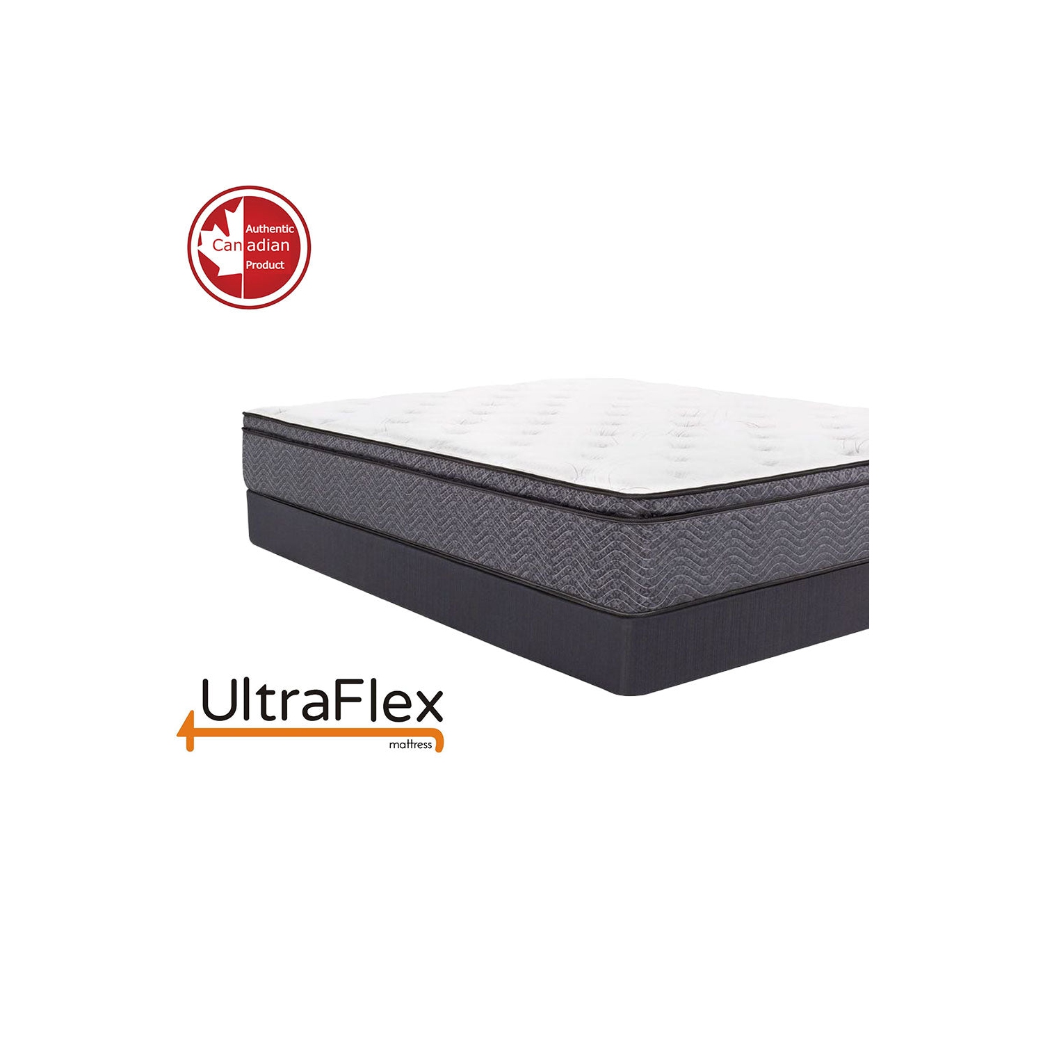 UltraFlex REVIVE- Hybrid 12” Breathable Pillowtop, Spinal Support HDcoils, Luxury Comfort Hypoallergic Foam Encasement, Pressure Relieving Coils