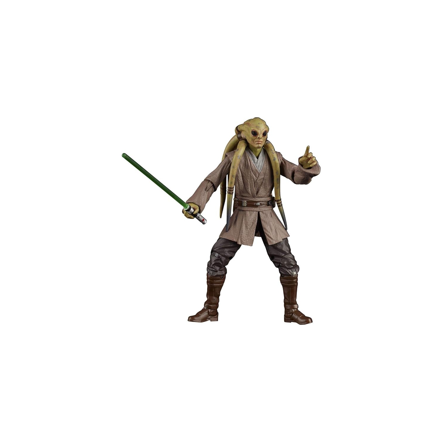 Star Wars The Black Series Kit Fisto Toy 6-inch Scale Star Wars: The Clone Wars Collectible Action Figure, Toys for Kids Ages 4 and Up