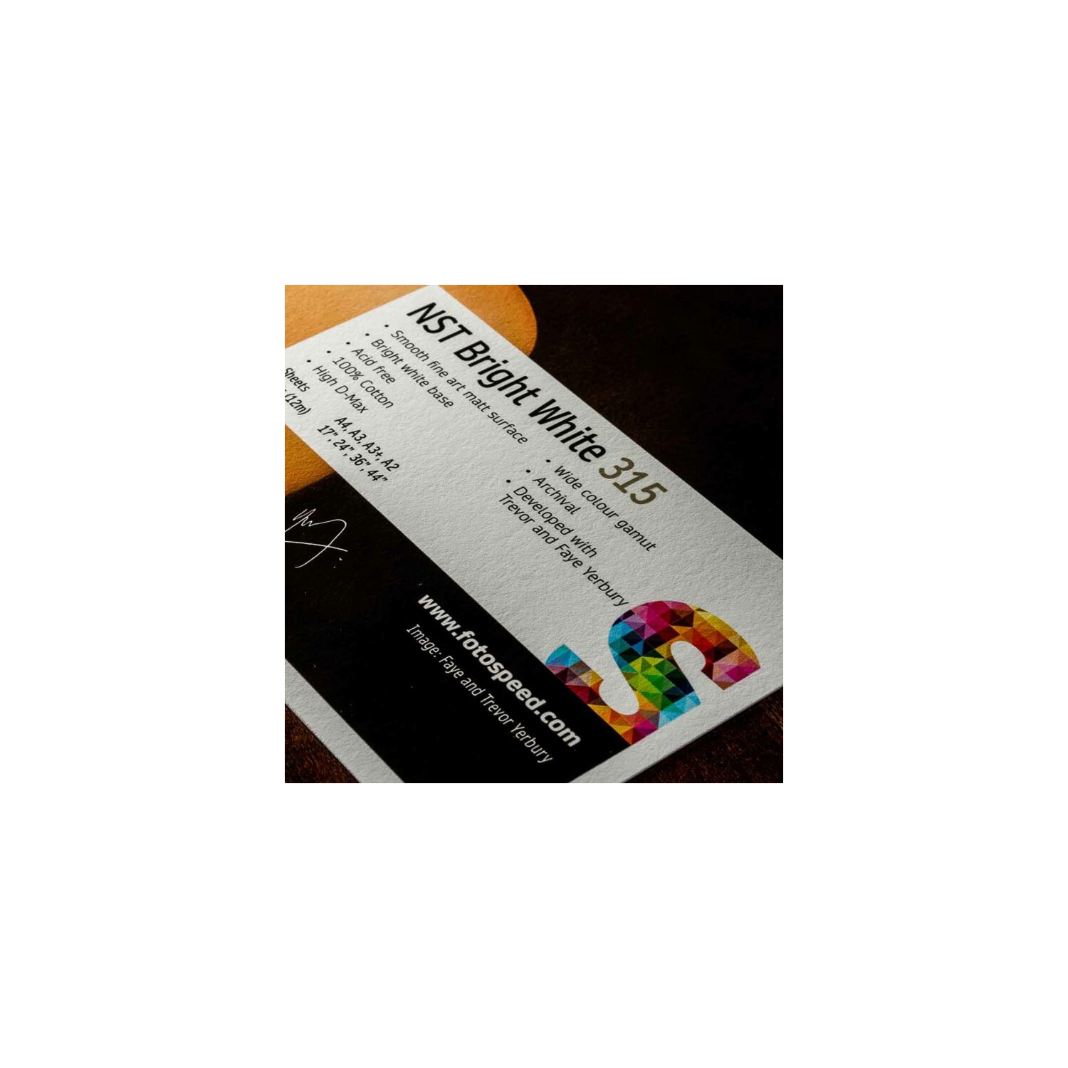 Fotospeed Fine Art Matt Smooth A4 Test Pack